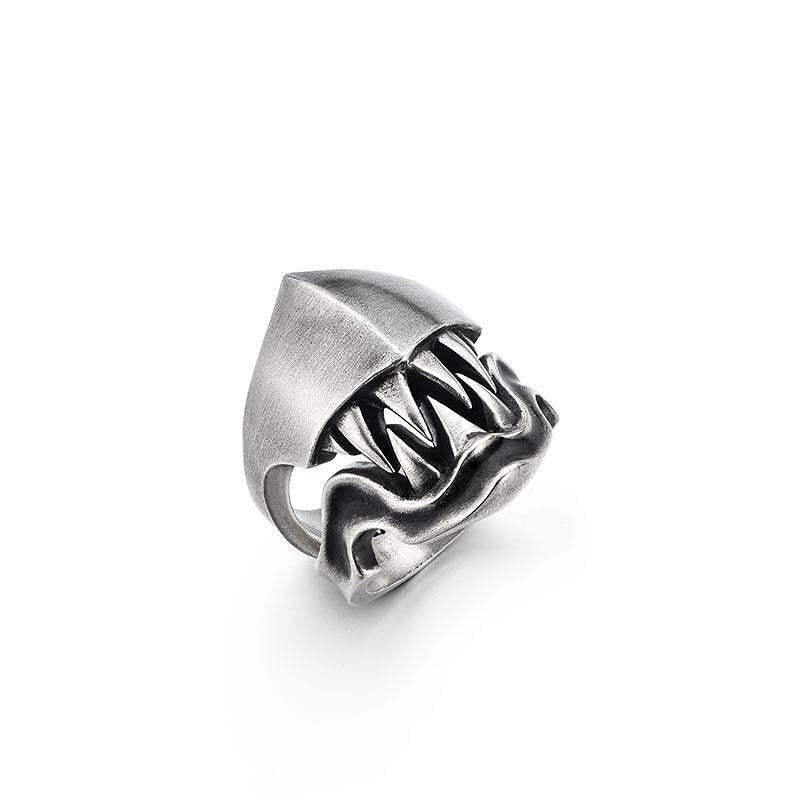 Alien fangs ring (s925)