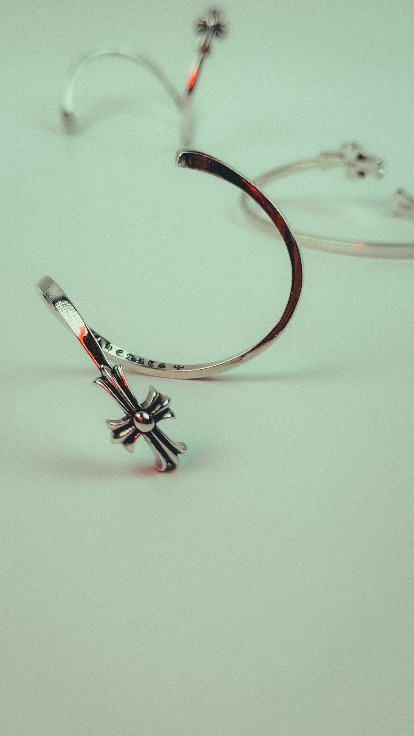 Chrome Hearts cemetery Cross bracelet
