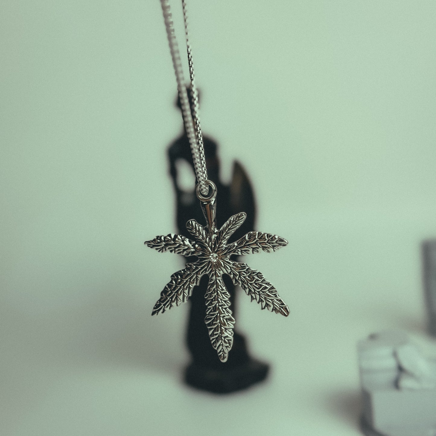 Marijuana necklace