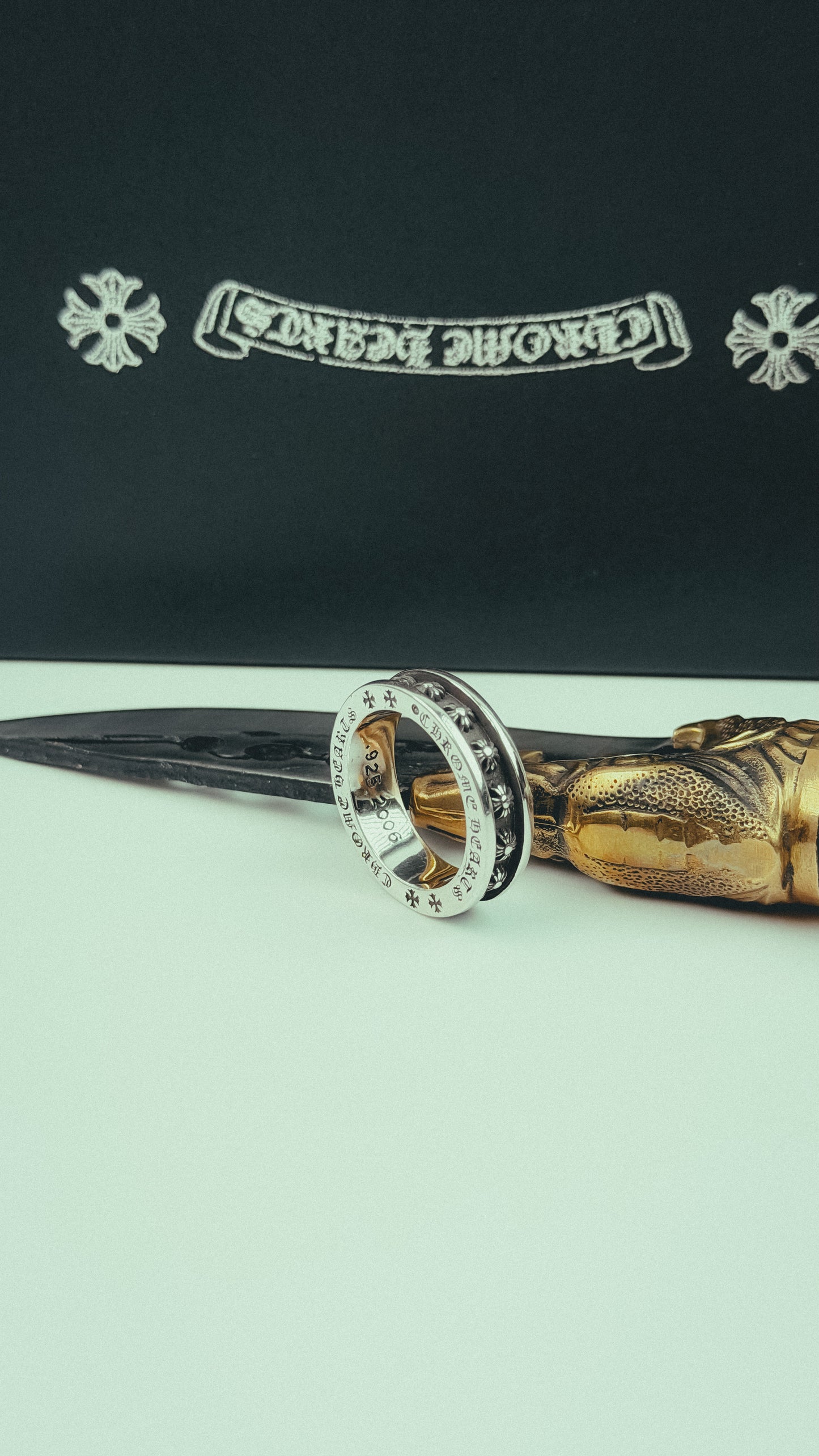 Chrome Hearts Mini Plus Ring