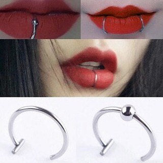 Lips piercing (بدون ثقب)