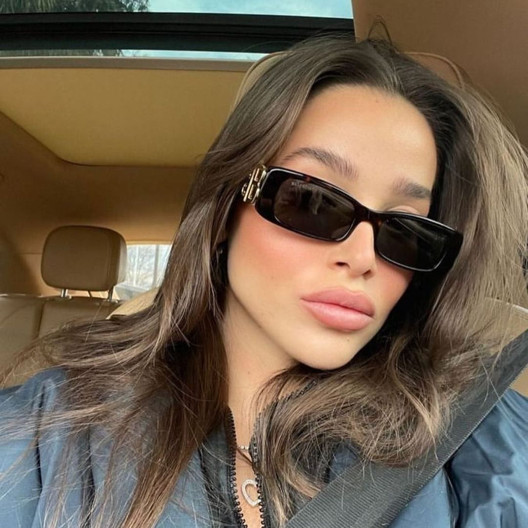 Black Balenciaga sunglasses