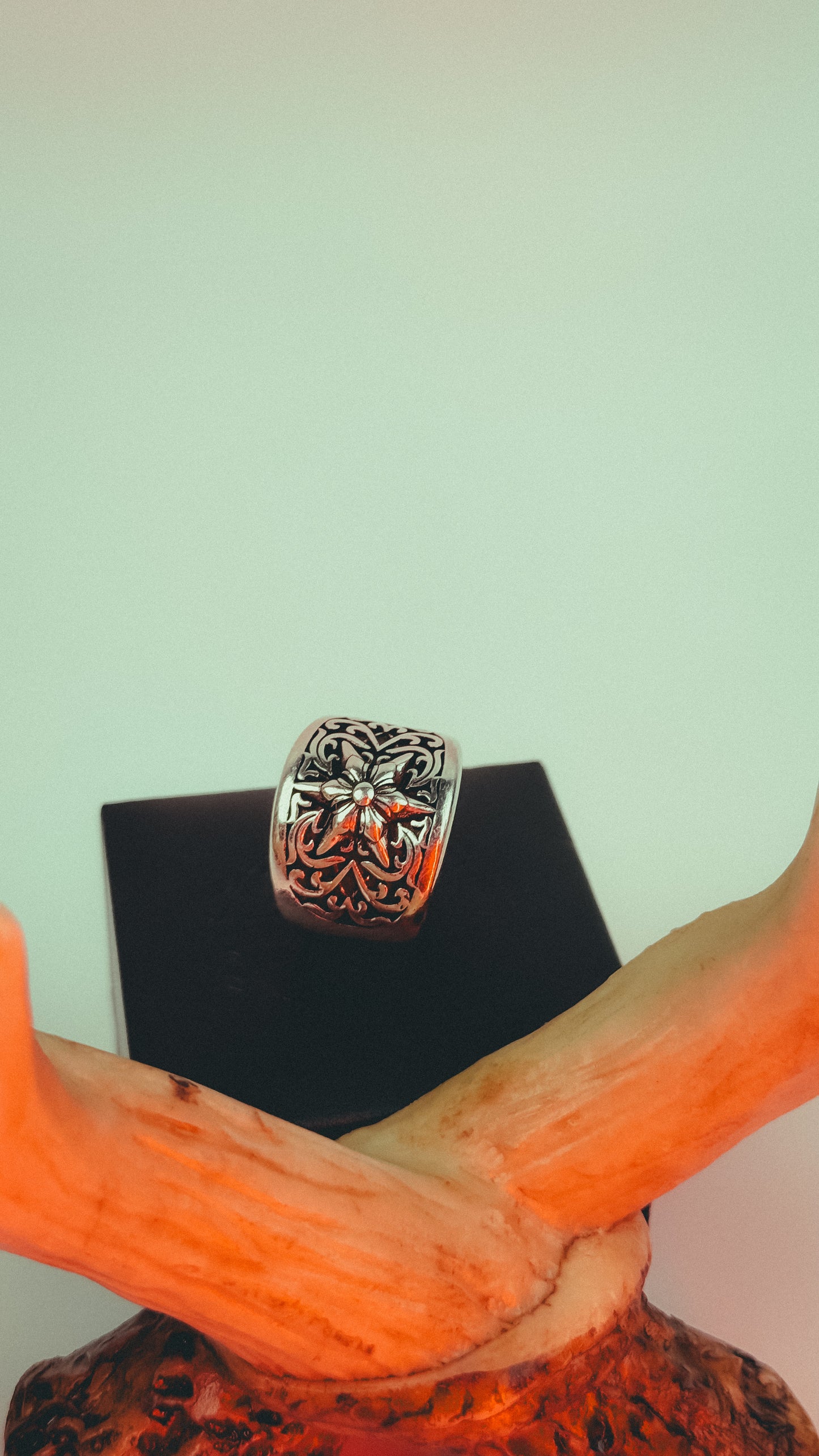 CHROME HEARTS OVAL STAR RING – CLASSIC (s925)