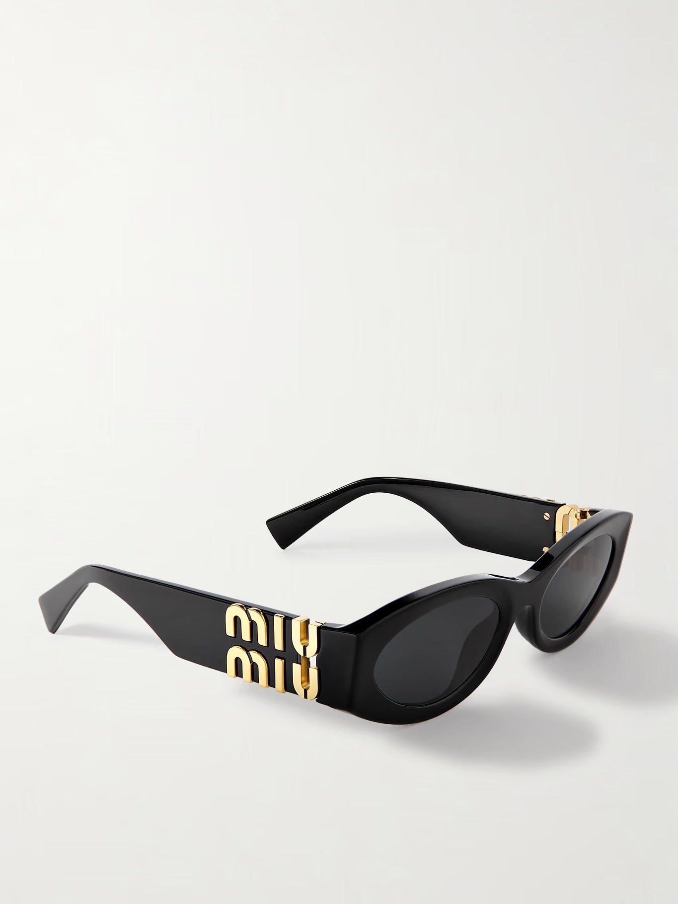 MIU MIU Glimpse oval-frame acetate sunglasses