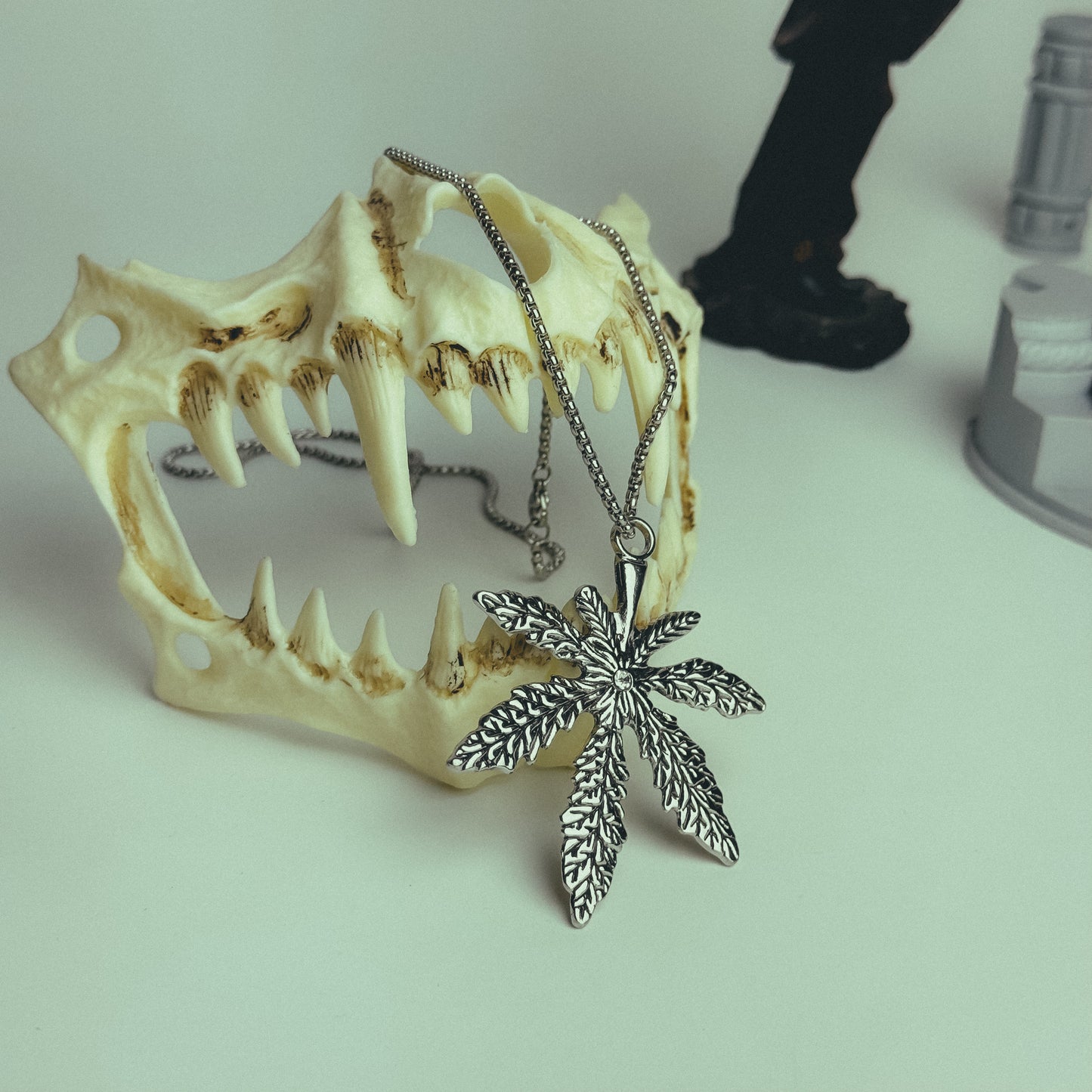 Marijuana necklace