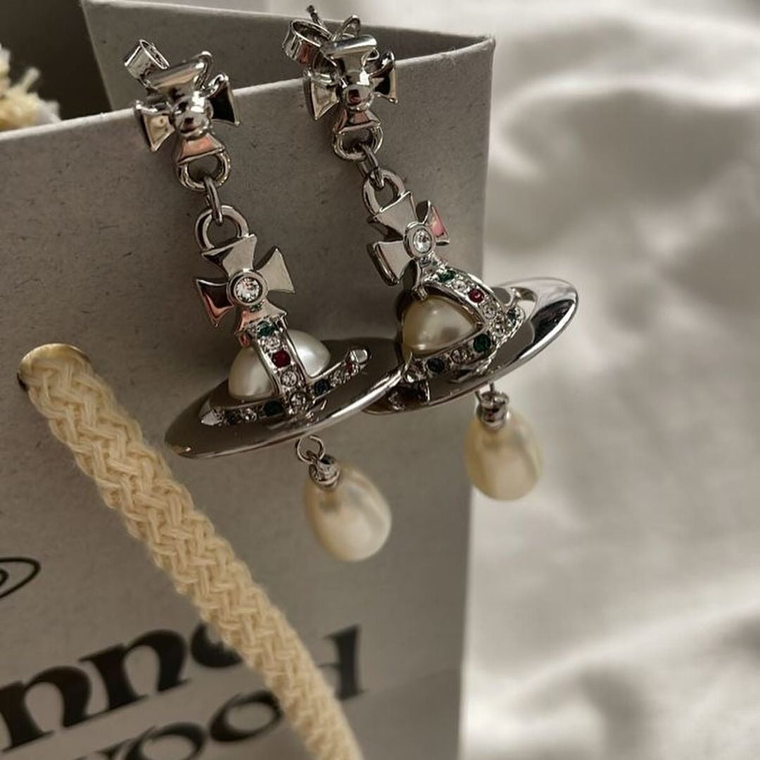 vienne westwood silver (s925) earrings
