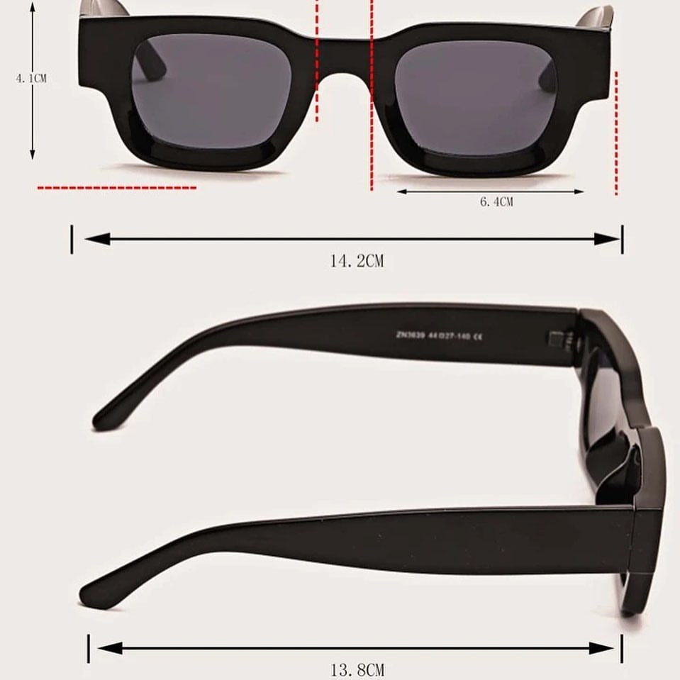 Square Frame Fashion Glasses