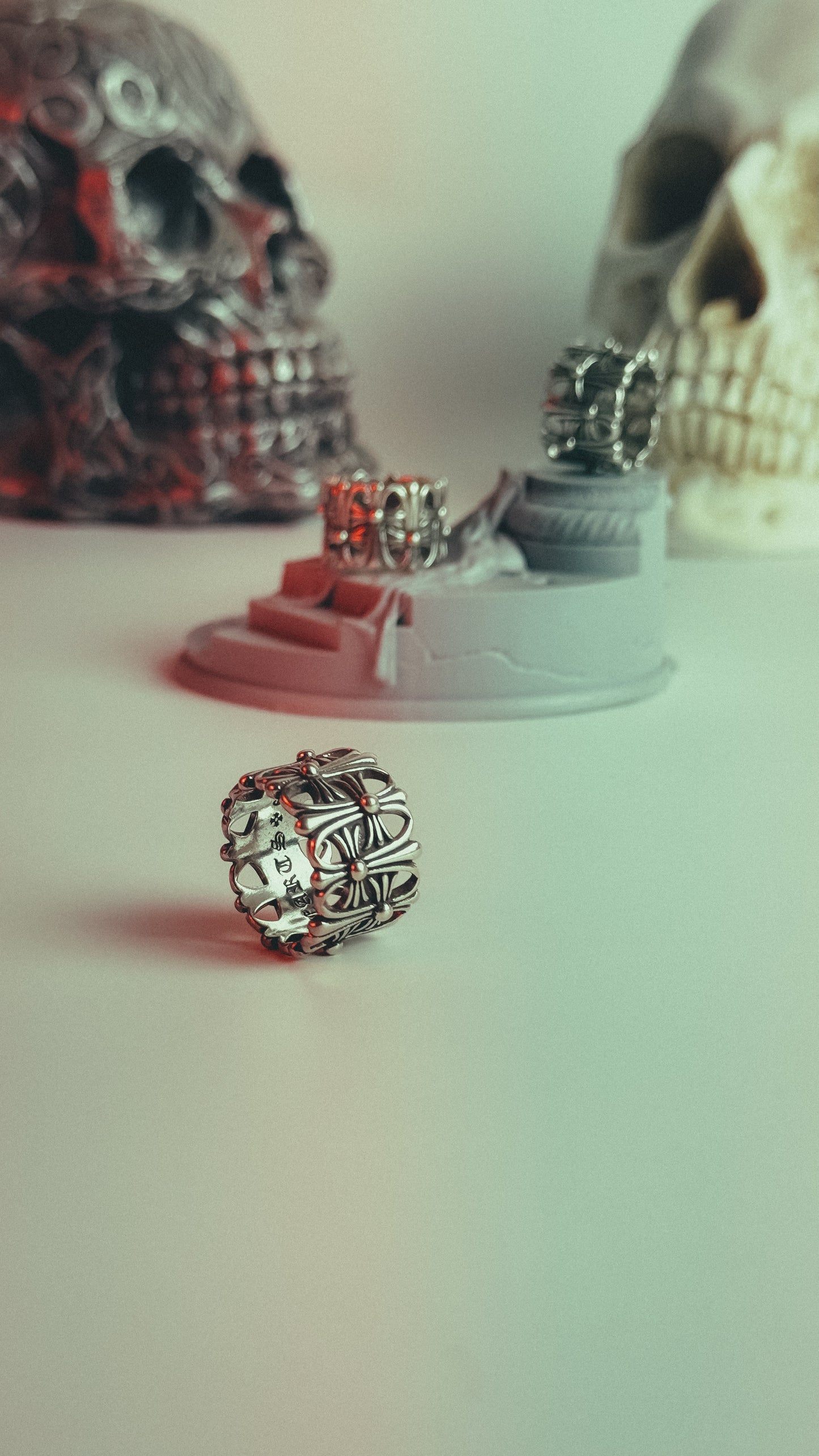  Chrome Hearts Cemetery Cross Silver (Silver 925)