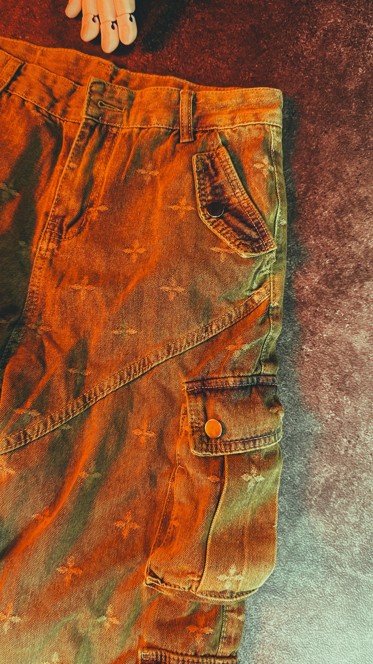 Vintage Cargo denim Pants