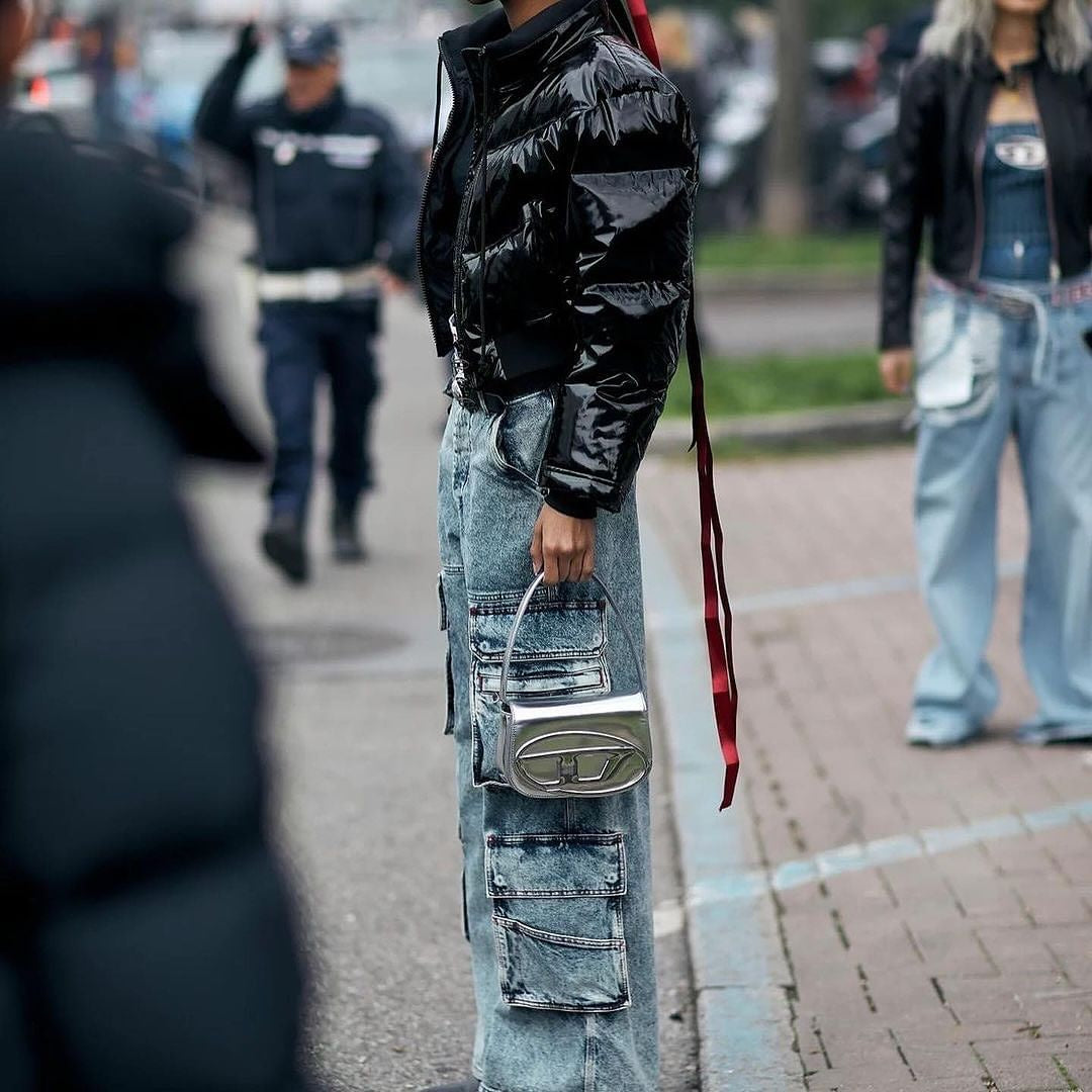 1DR - Iconic silver shoulder bag