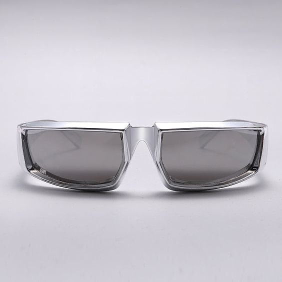 Prada silver sunglasses