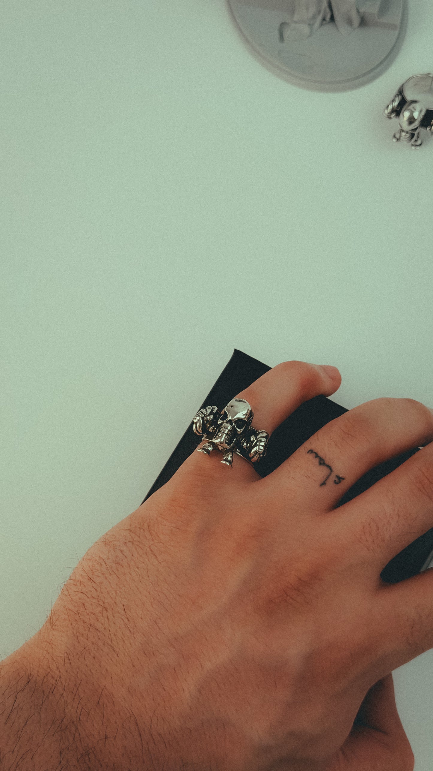 Chrome Hearts Silver Foti Harris Ring