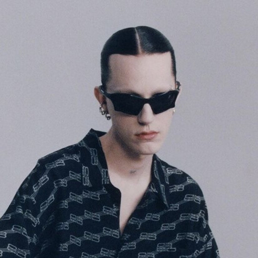 Black BATRECTANGLE SUNGLASSES