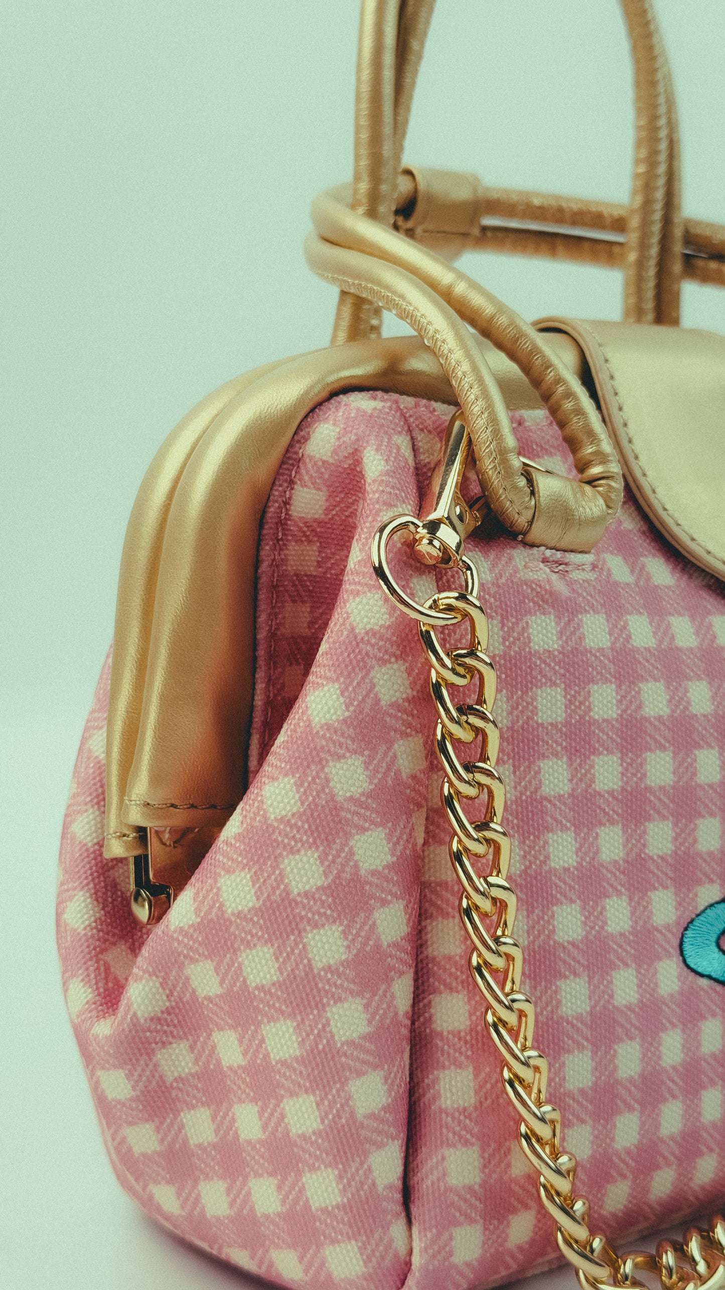 Vivienne Westwood Pamela Gingham Frame Bag