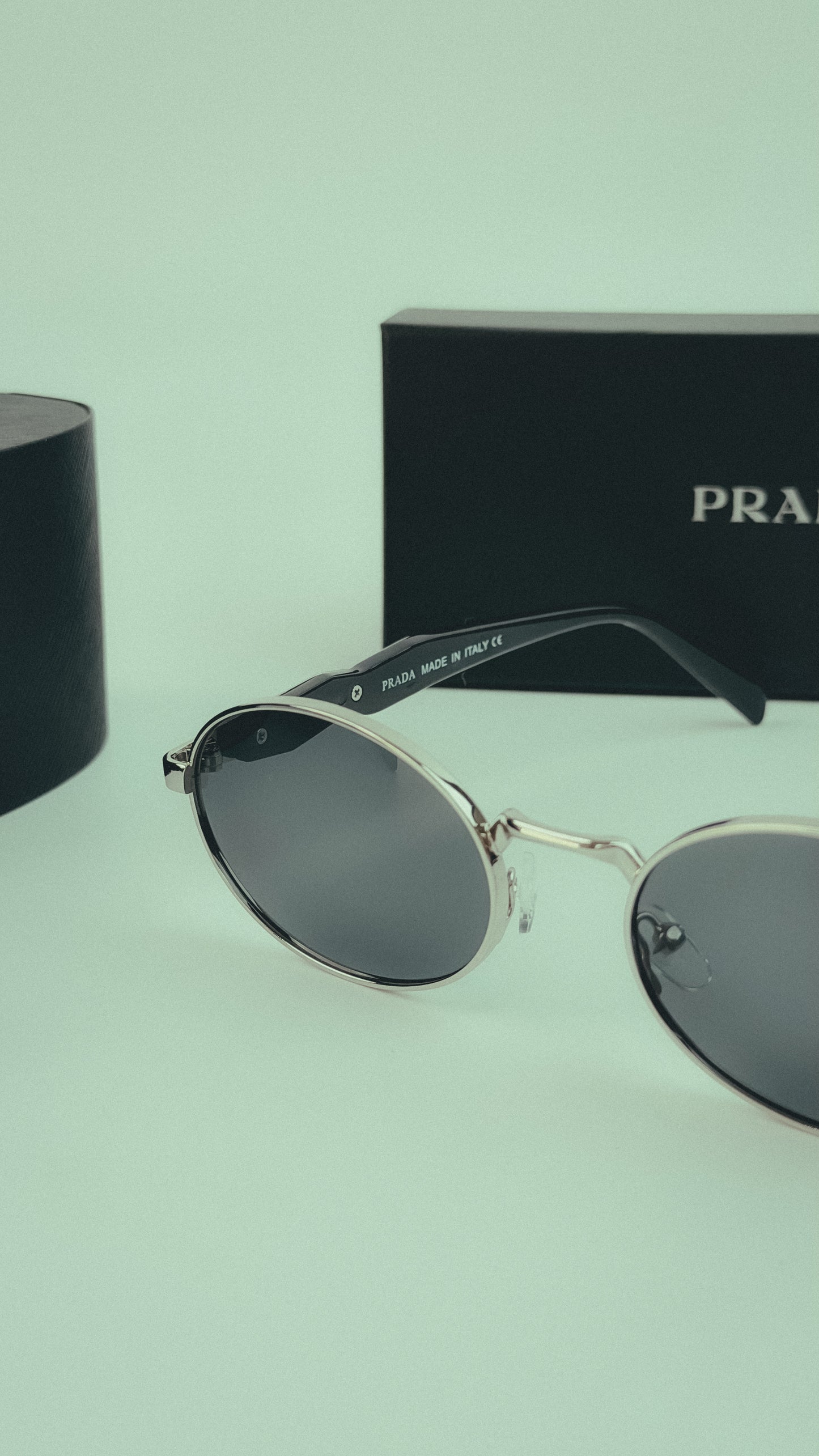 PRADA PR 65ZS Grey Lenses Sunglasses