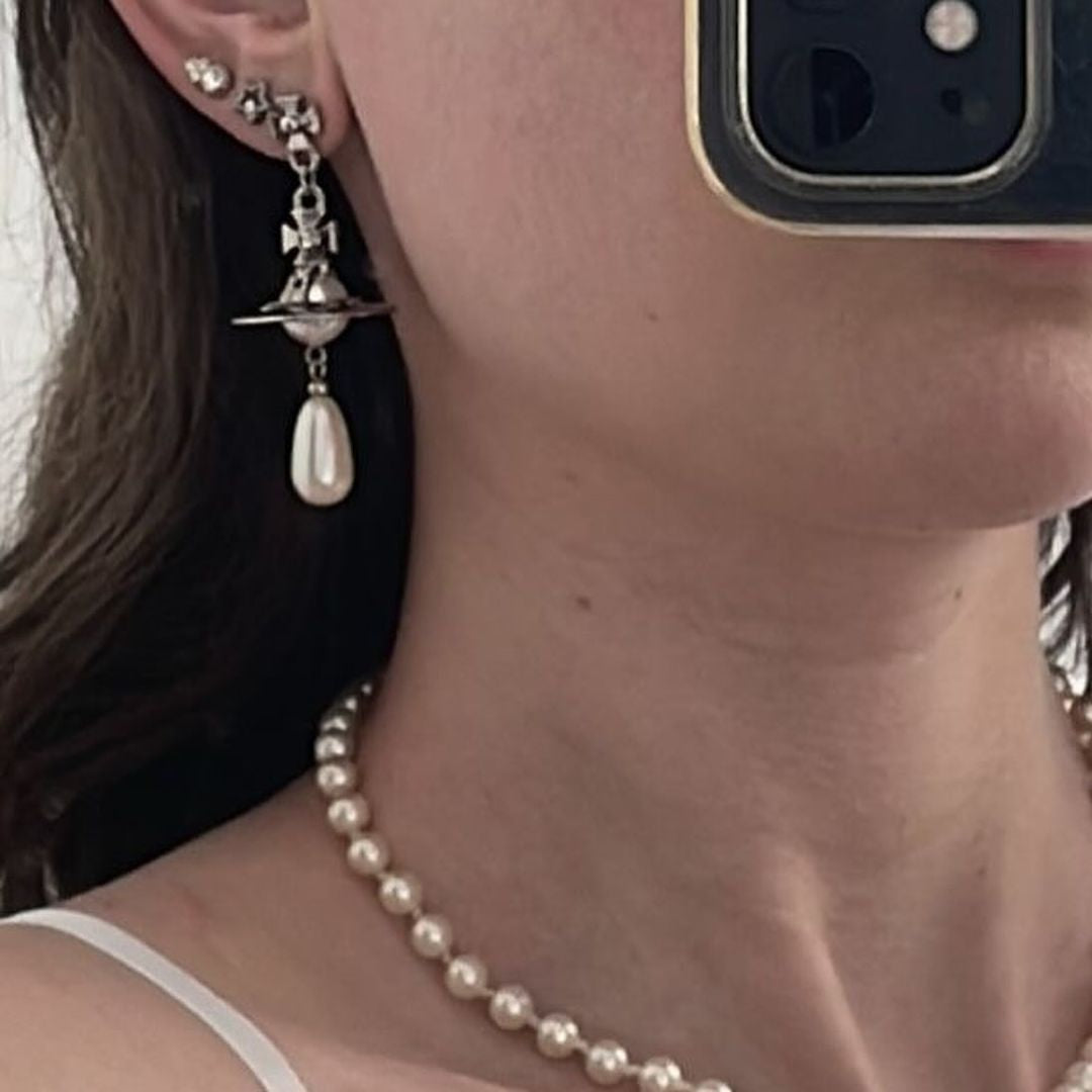 vienne westwood silver (s925) earrings