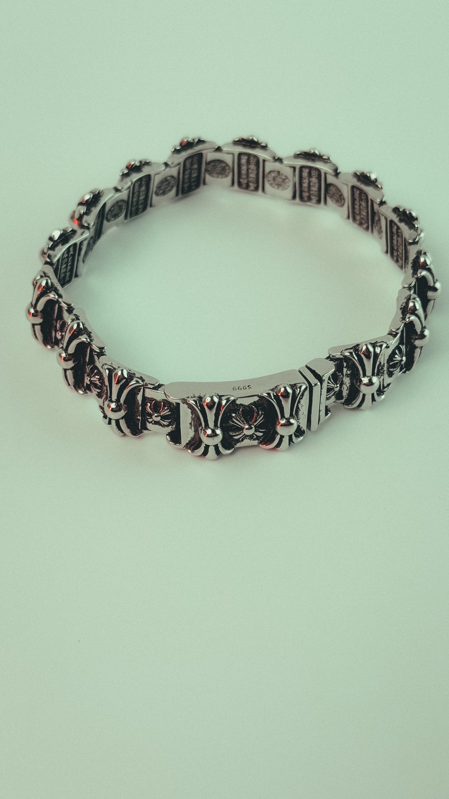 Chrome Hearts Gothic Link Bracelet