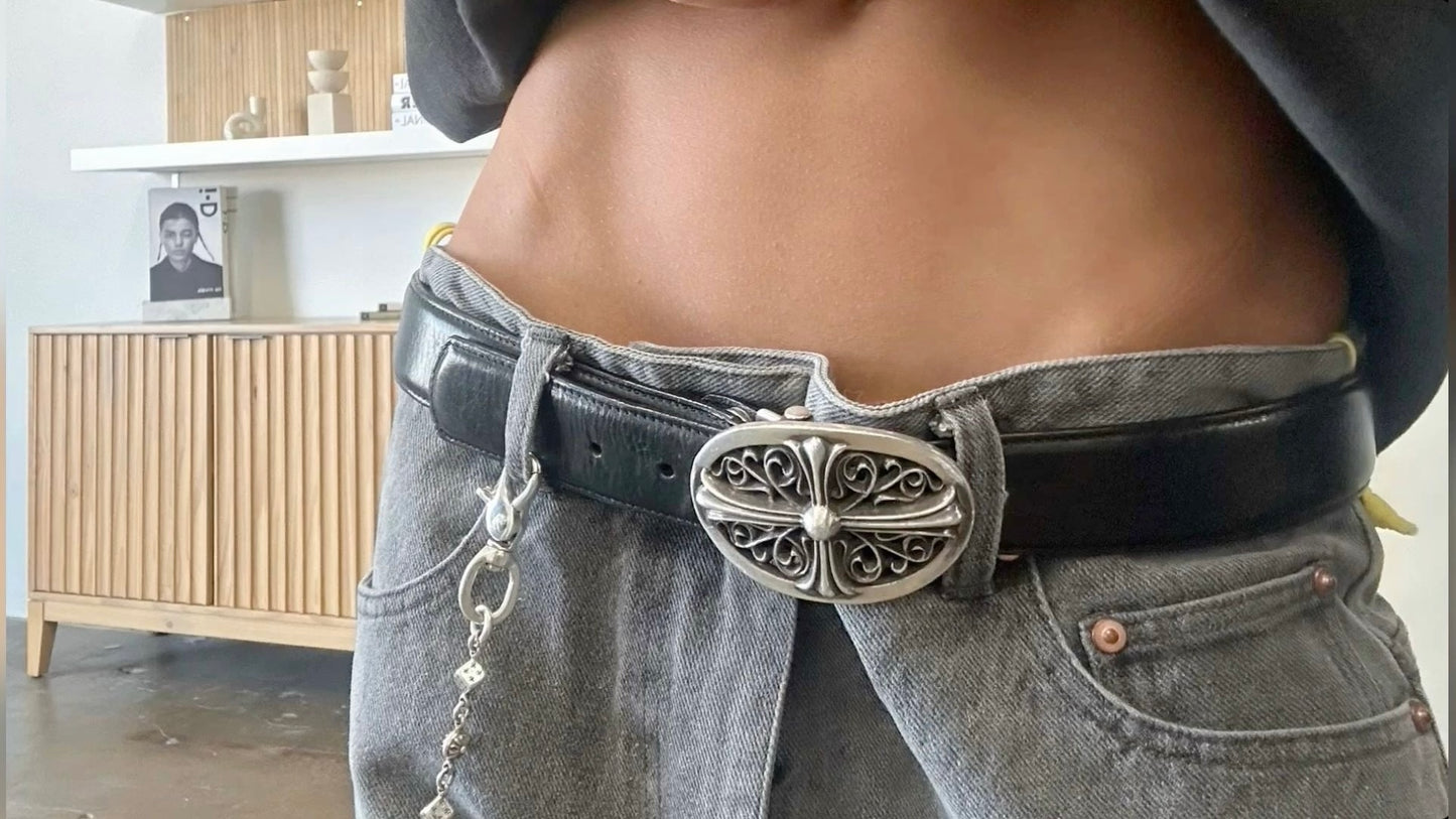 chrome hearts belt
