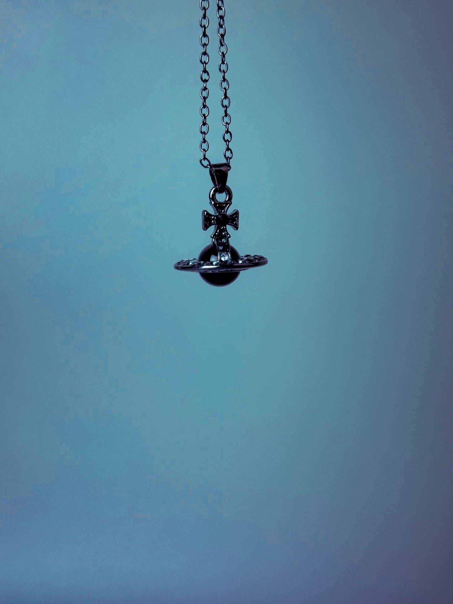 vivienne westwood orb necklace black