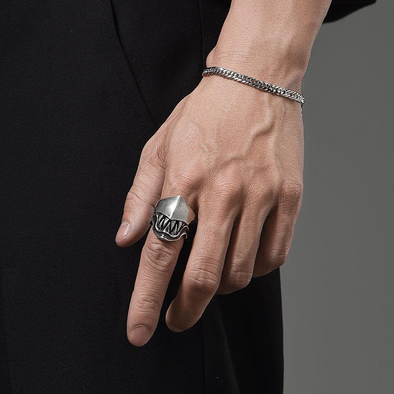 Alien fangs ring (s925)