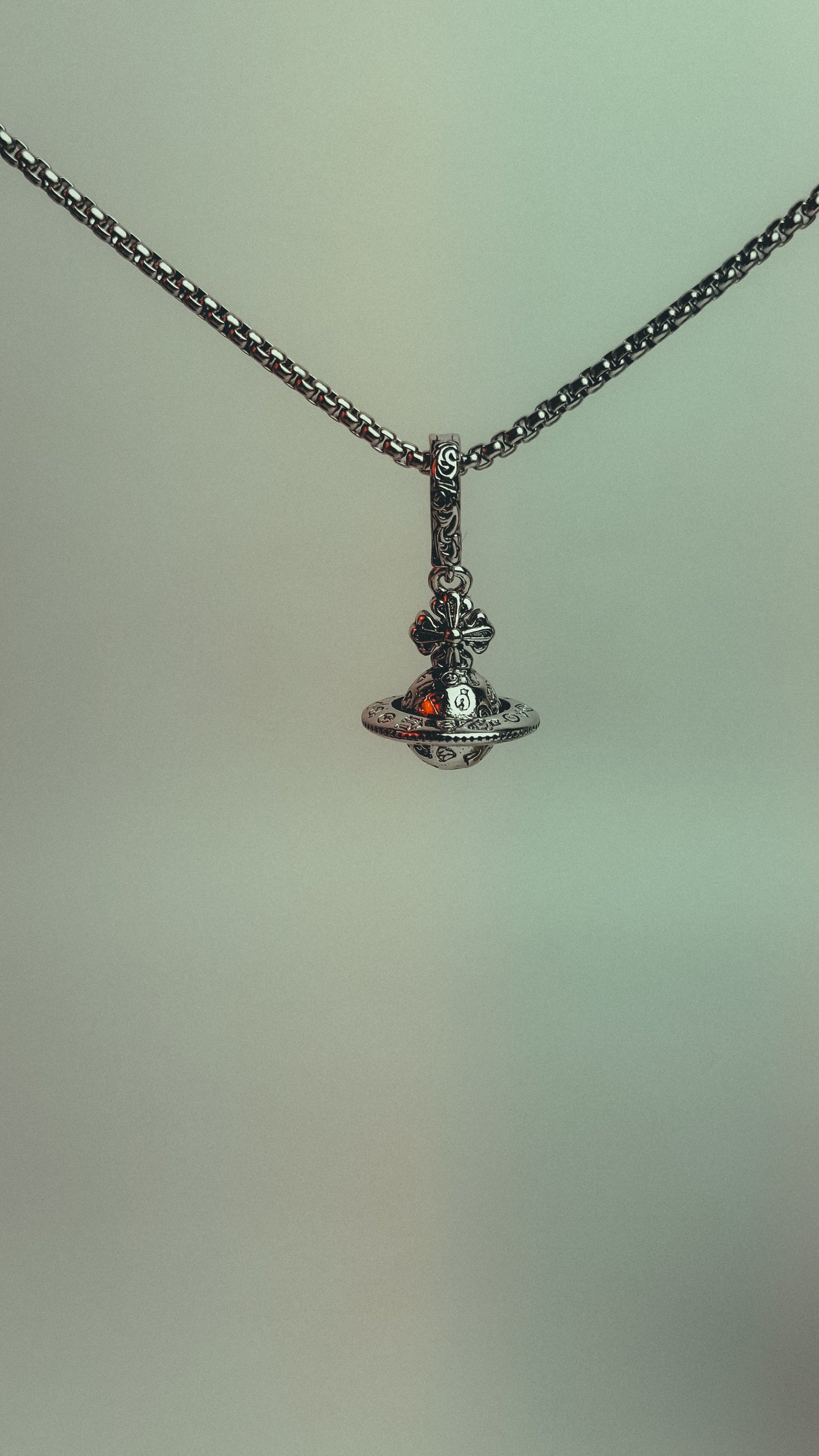 chrome hearts x vivienne westwood orb (Silver 925)