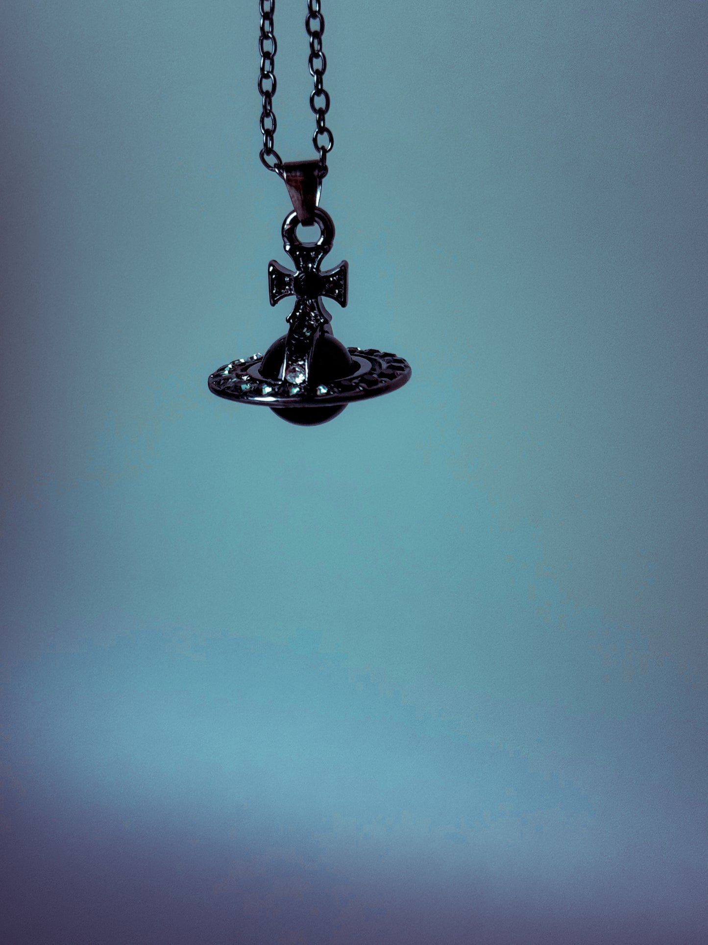 vivienne westwood orb necklace black
