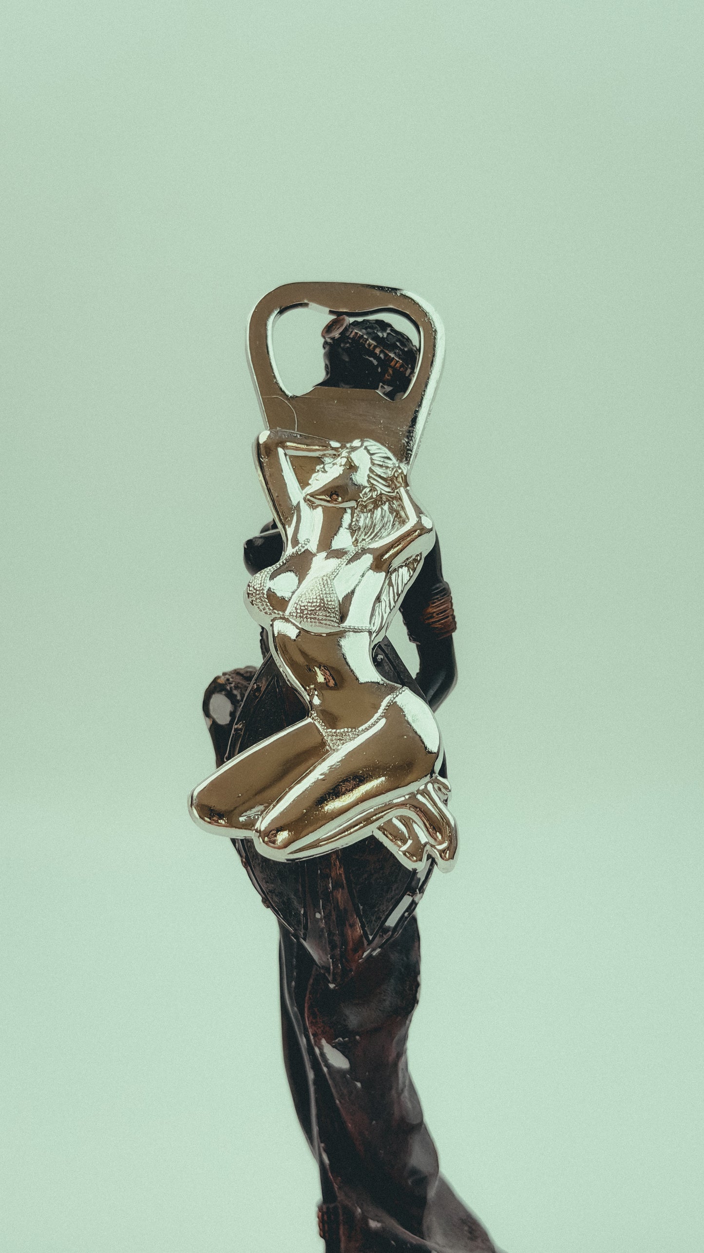 Pin-up Girl Metal Bottle Opener