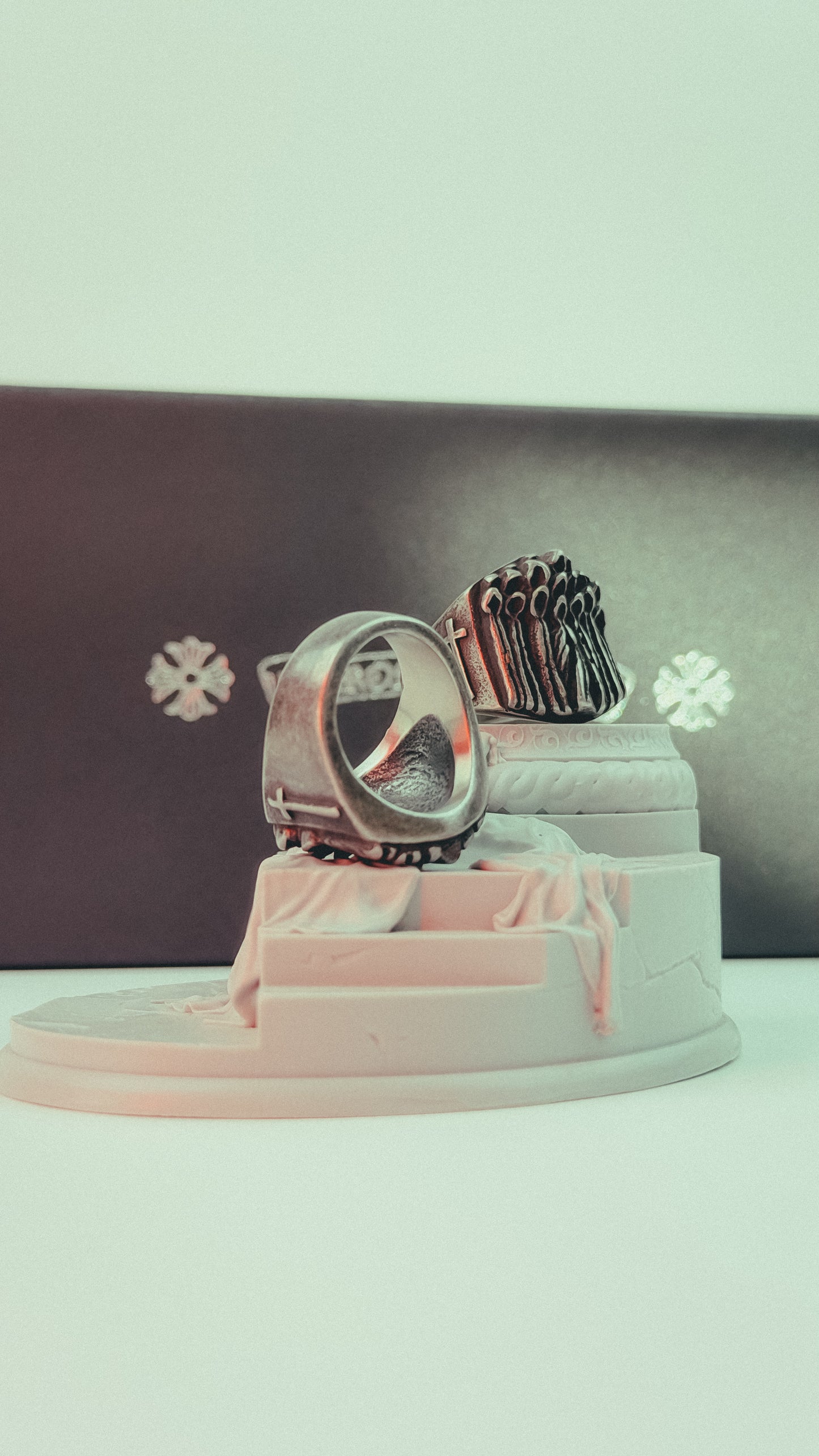 Vintage Monks & Cross Signet Ring