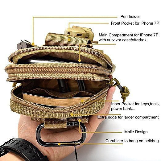 Hardland tactical military Waist bag for men