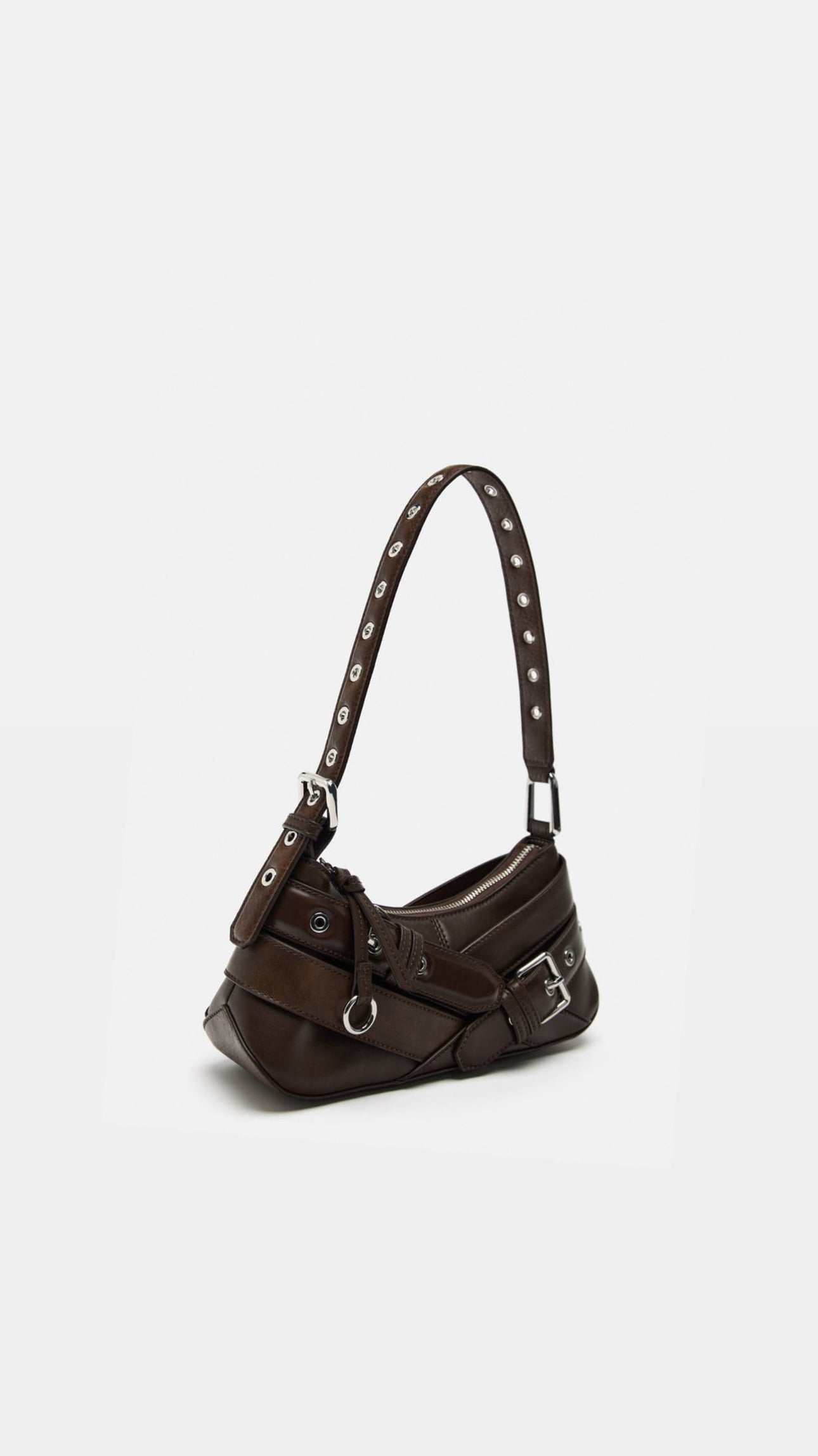 Zara SHOULDER BAG WITH BELT DETAILS