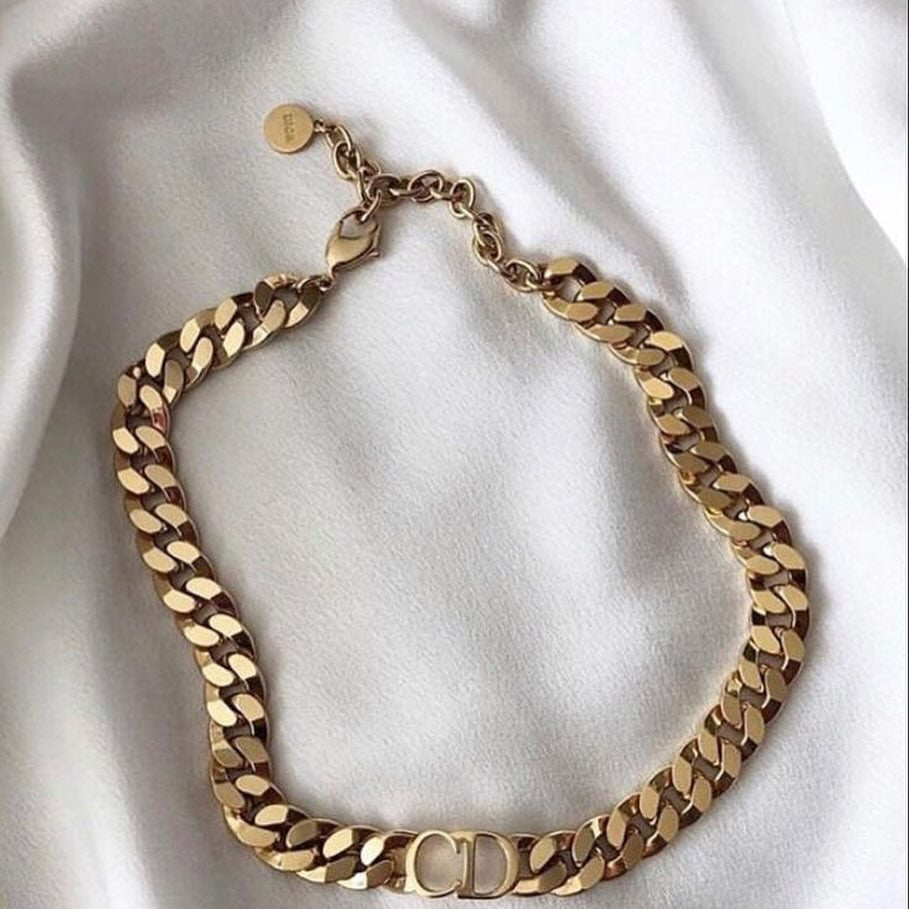 CD Icon Chain Link Necklace