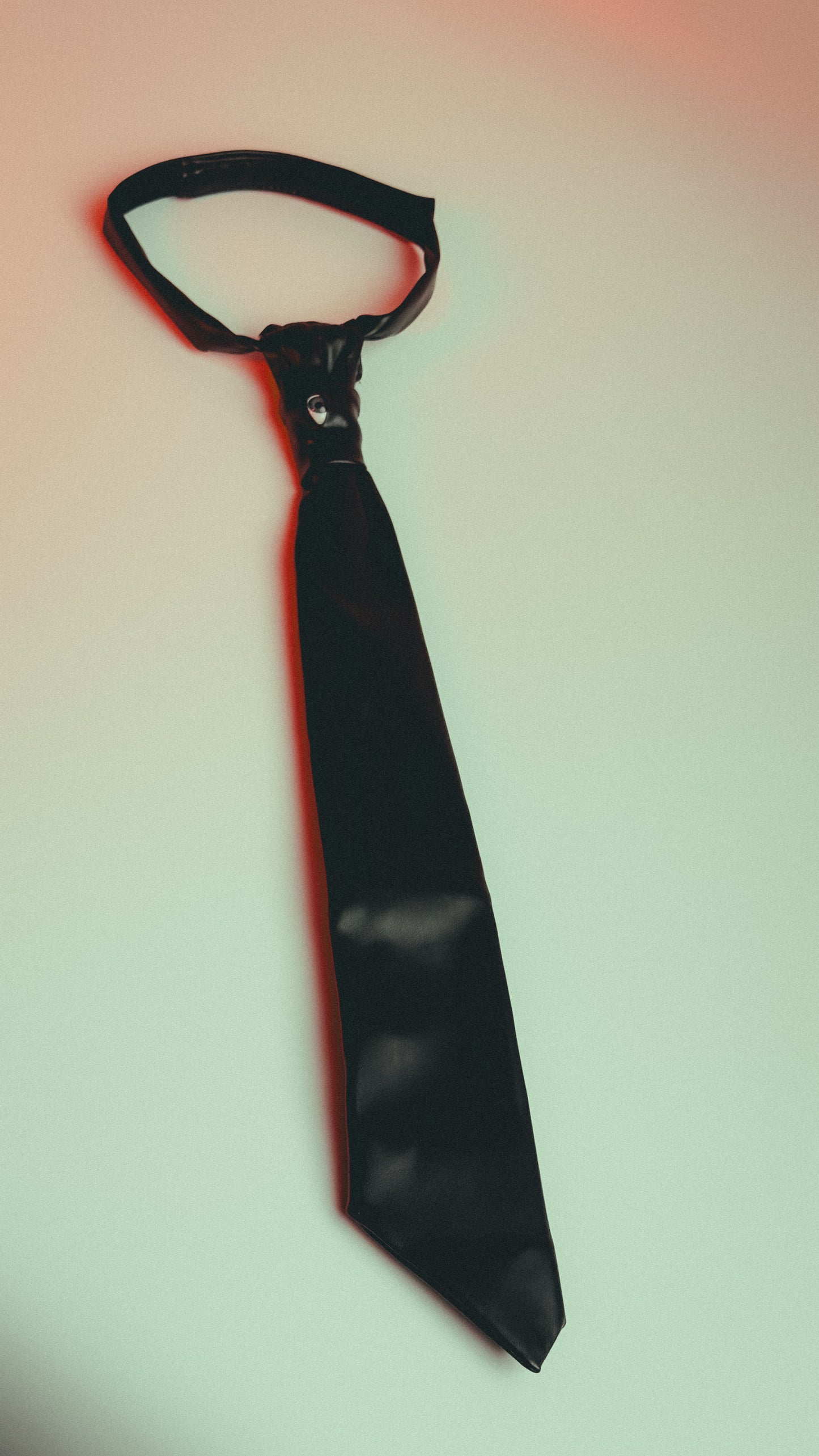 Black Leather Eye Tie