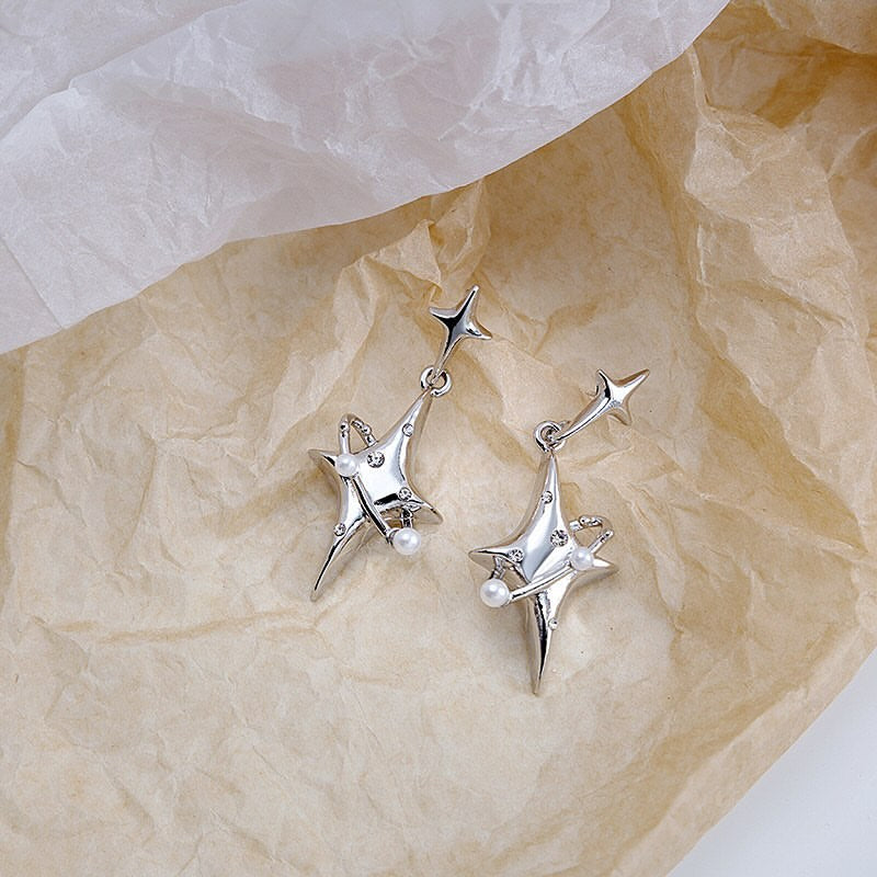 Star Drop Earrings