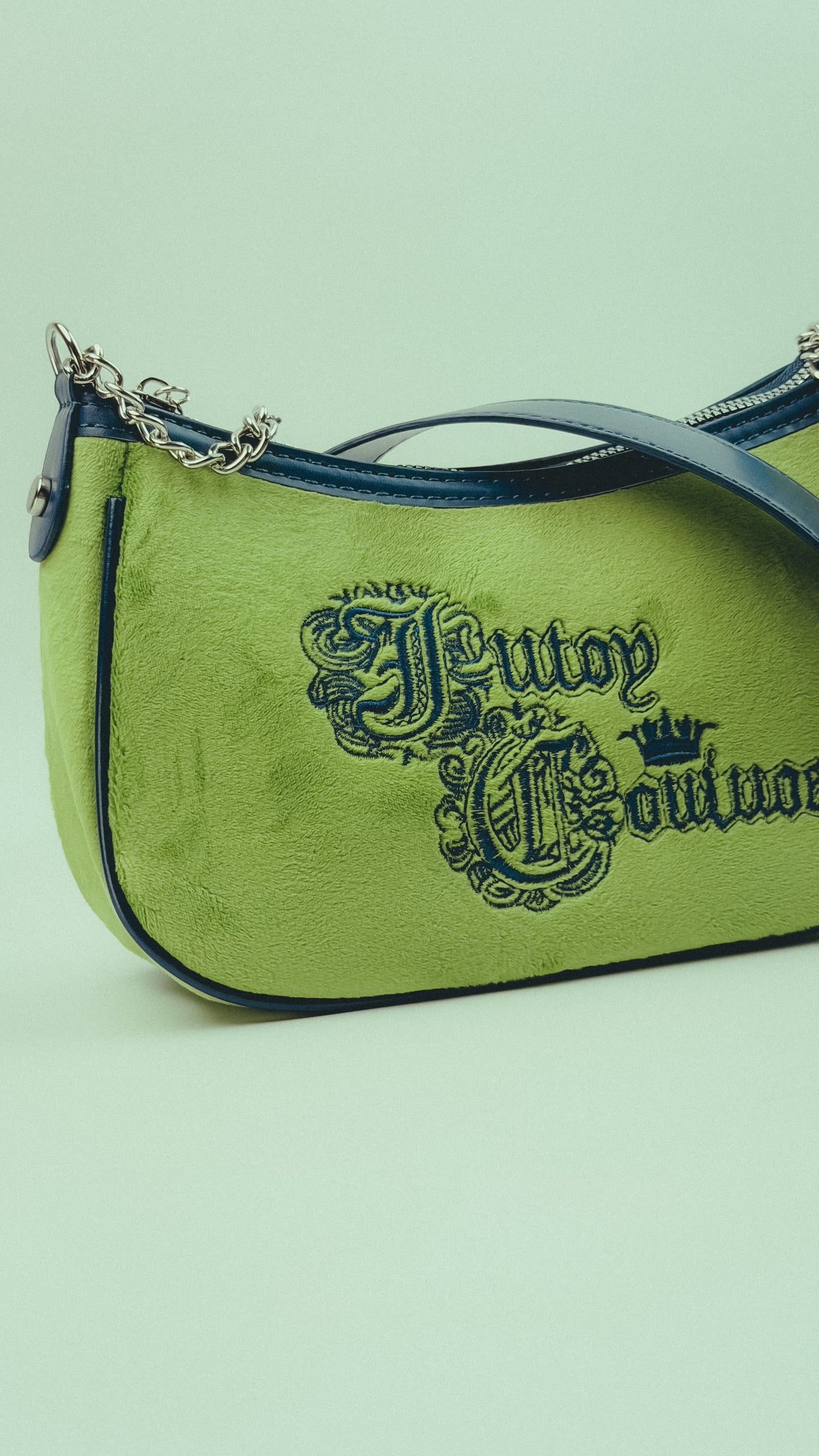 Juicy Couture Velour Shoulder Ba
