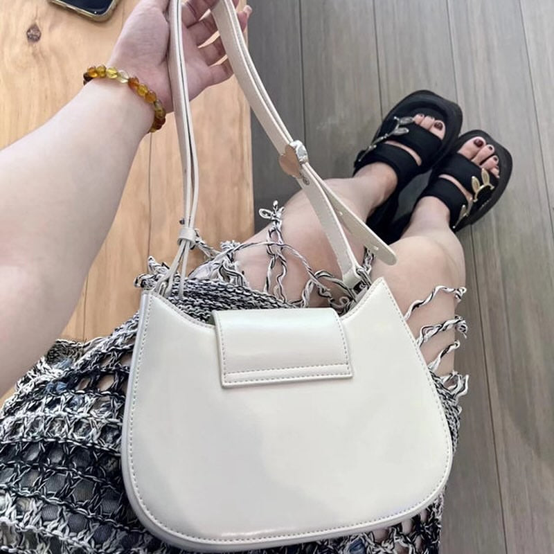 white leather bag for women High quality