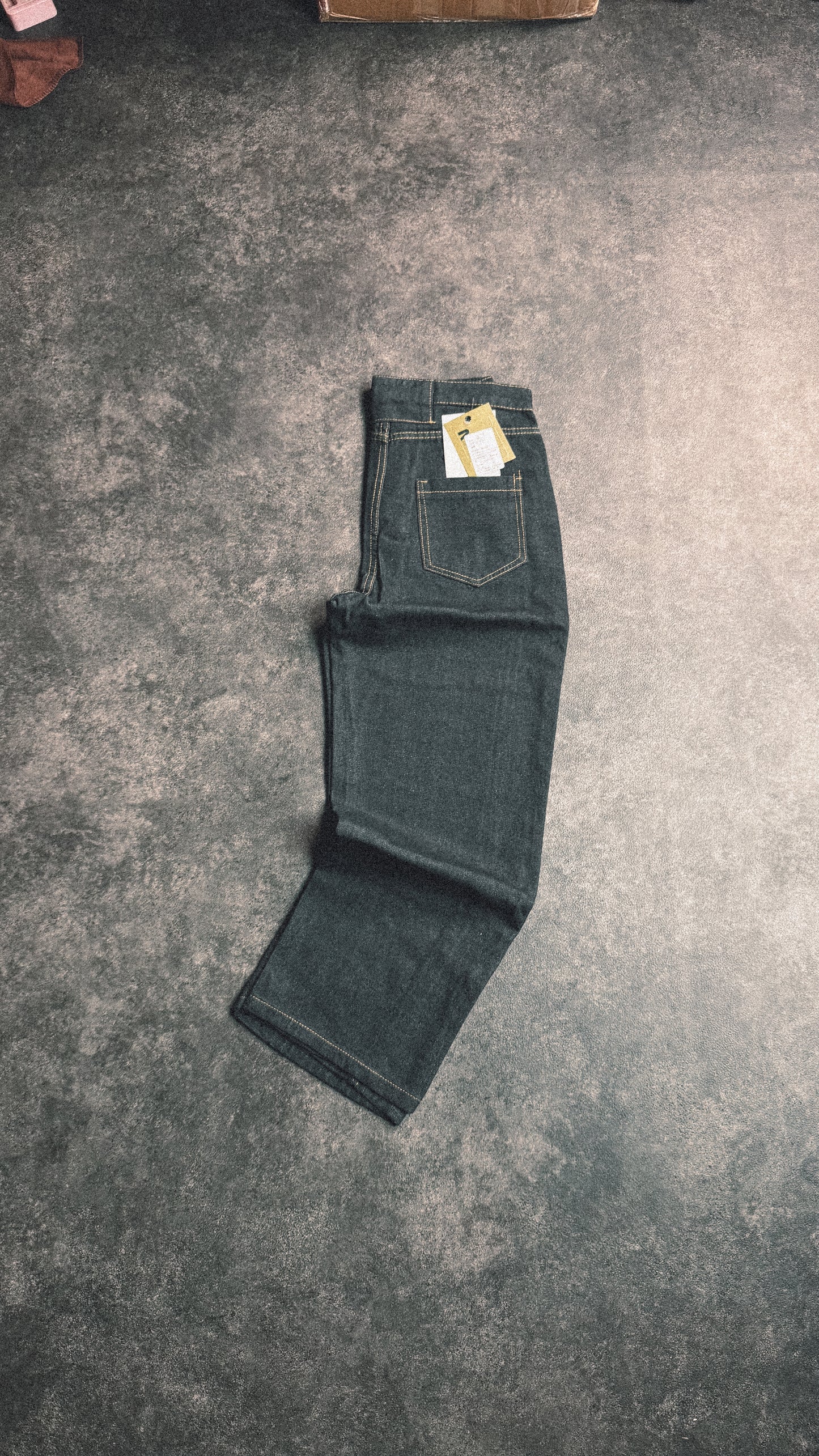 Black Embroidered Baggy Pants