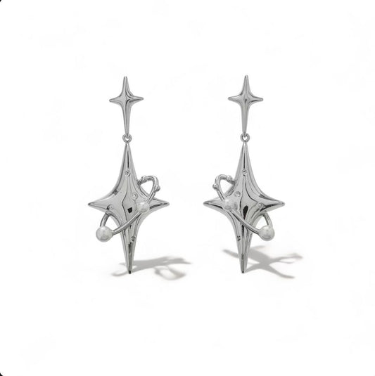 Star Drop Earrings