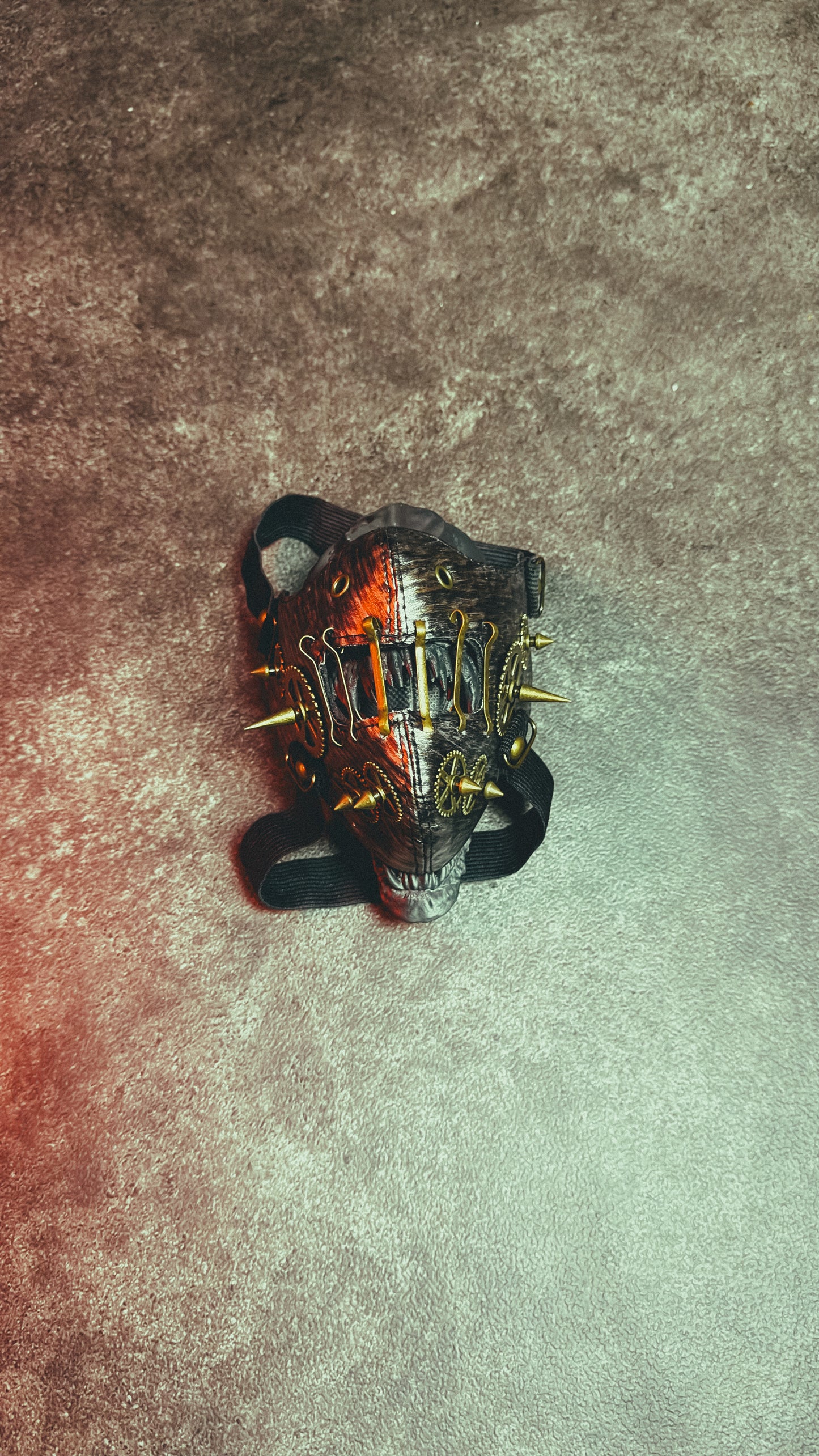 Men/Women Steampunk Retro Gothic Leather Mask Cosplay Gears Mask