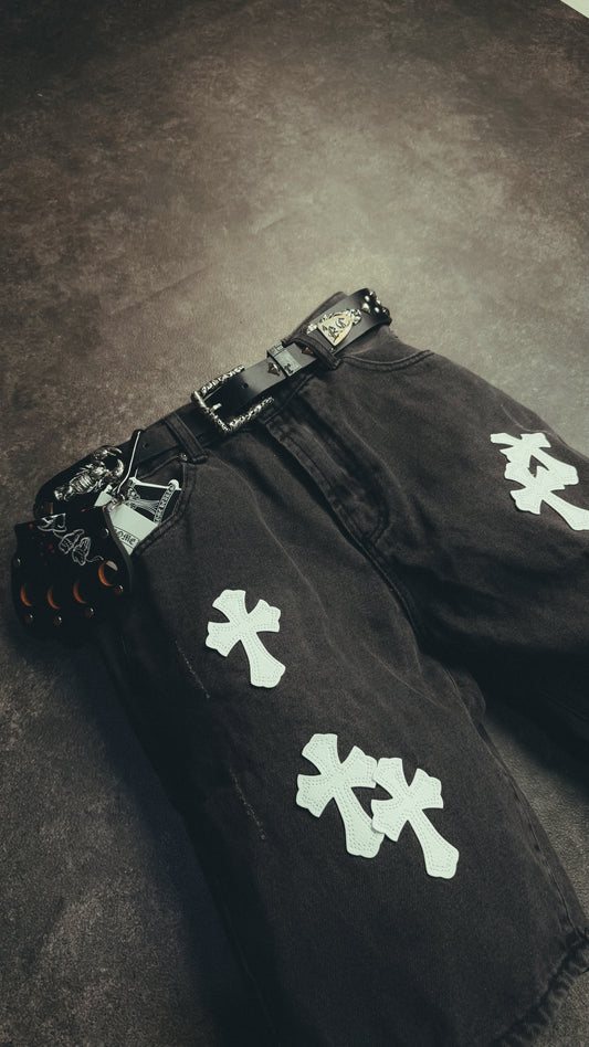 Chrome Hearts Cross Jorts