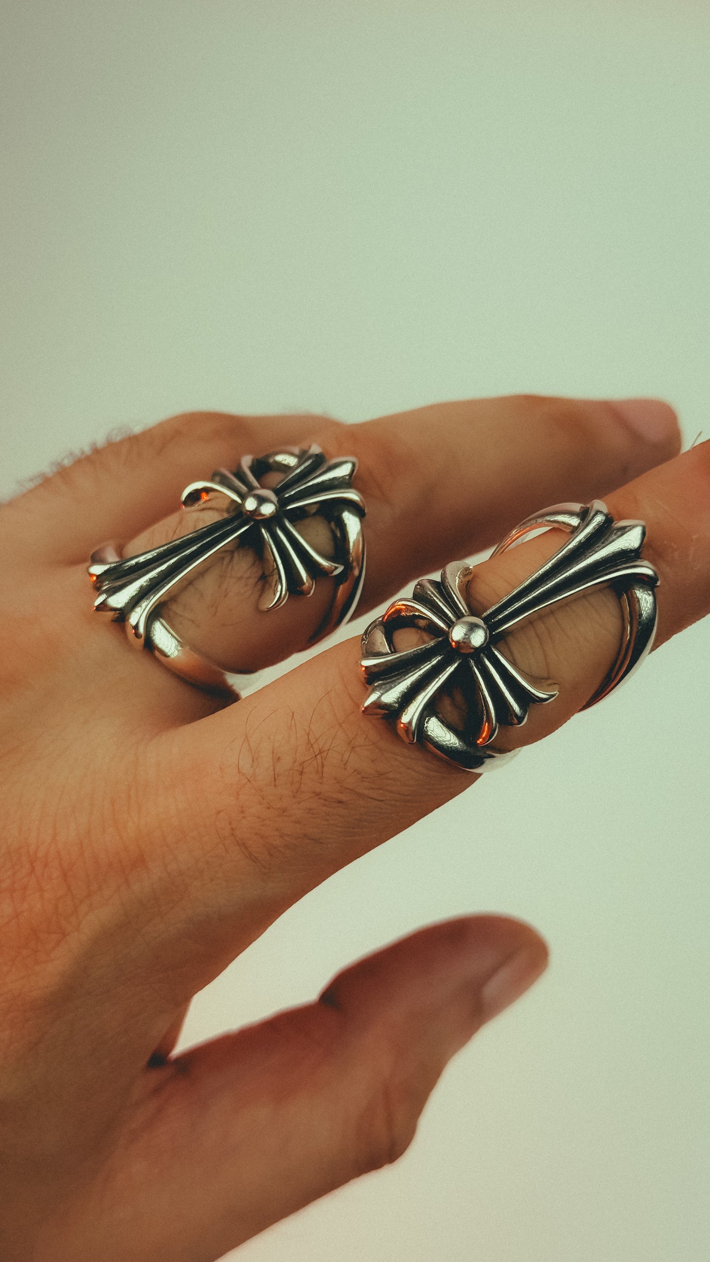 Chrome Hearts Infinity CH Cross Ring | Silver 925