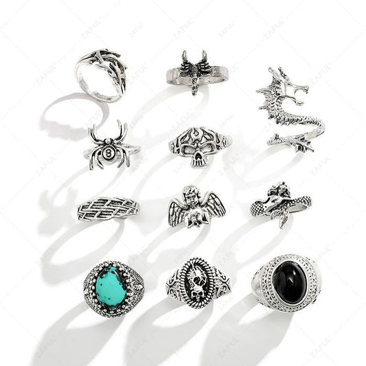 11pcs ring set