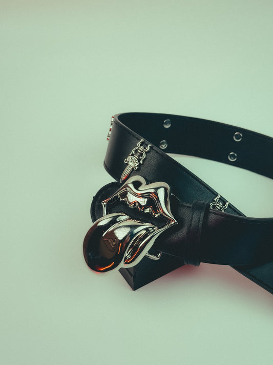 Rolling Stone x Chrome Hearts belt