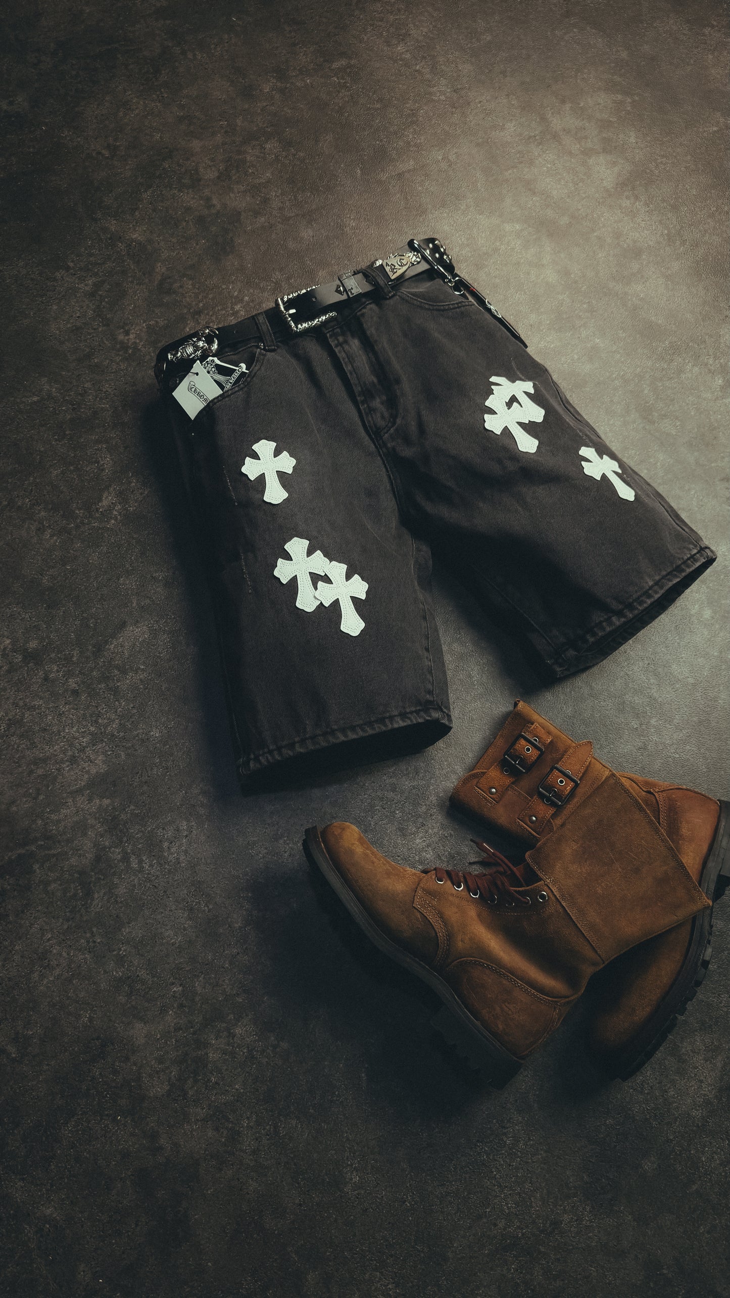 Chrome Hearts Cross Jorts
