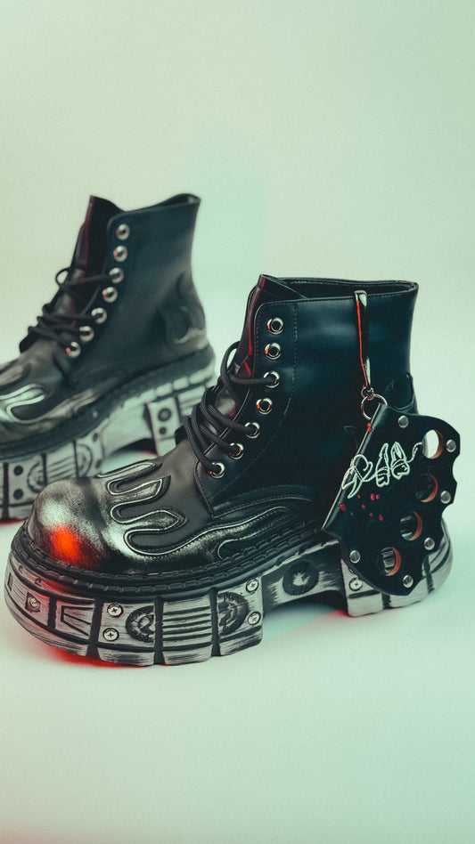 New Rock M-285-S1 Cyber Flame Platform Derby