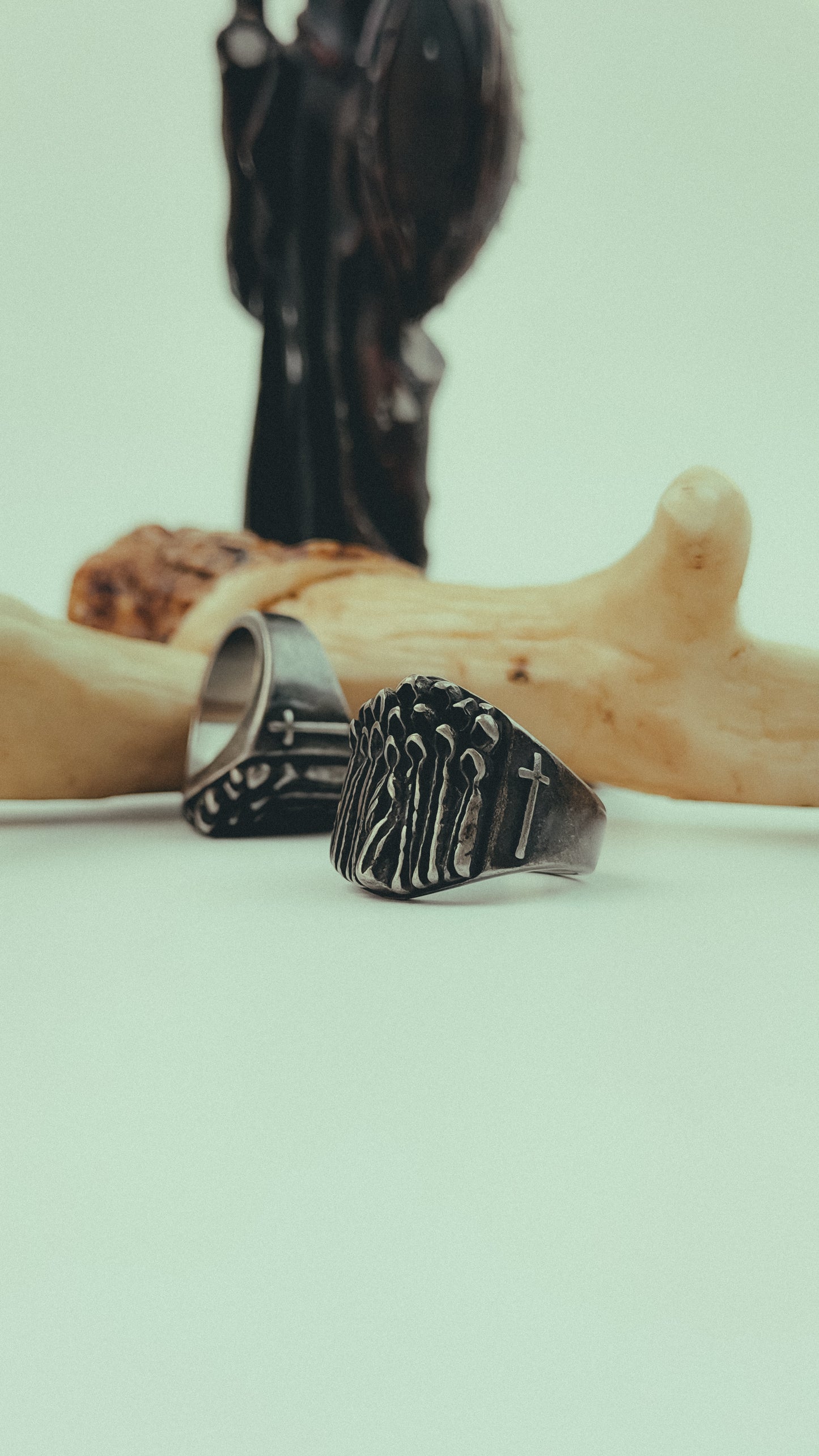 Vintage Monks & Cross Signet Ring