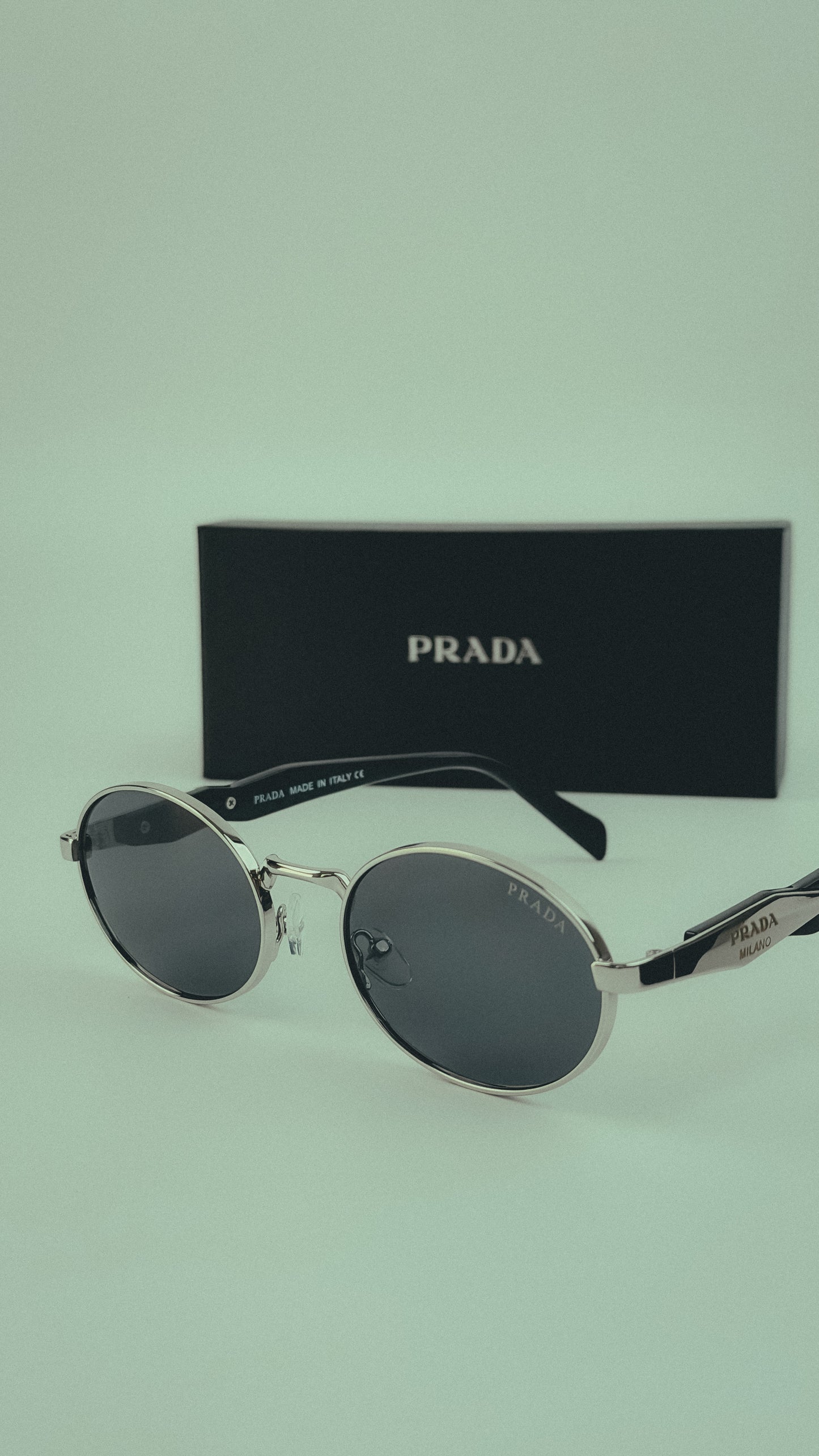 PRADA PR 65ZS Grey Lenses Sunglasses
