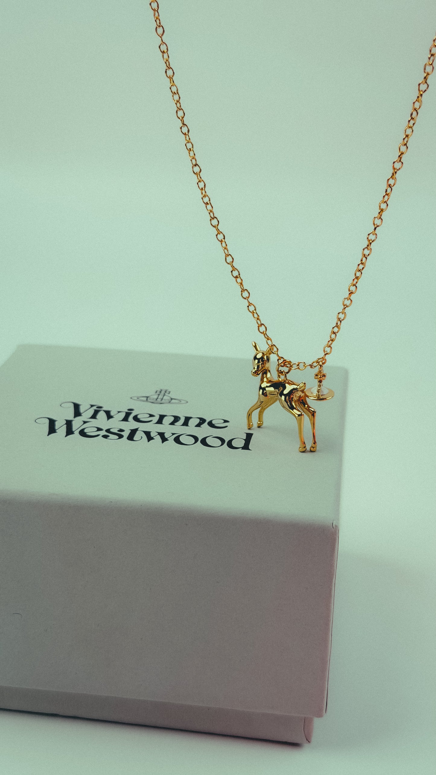 Vivienne Westwood Tiny Deer Pendant Necklace