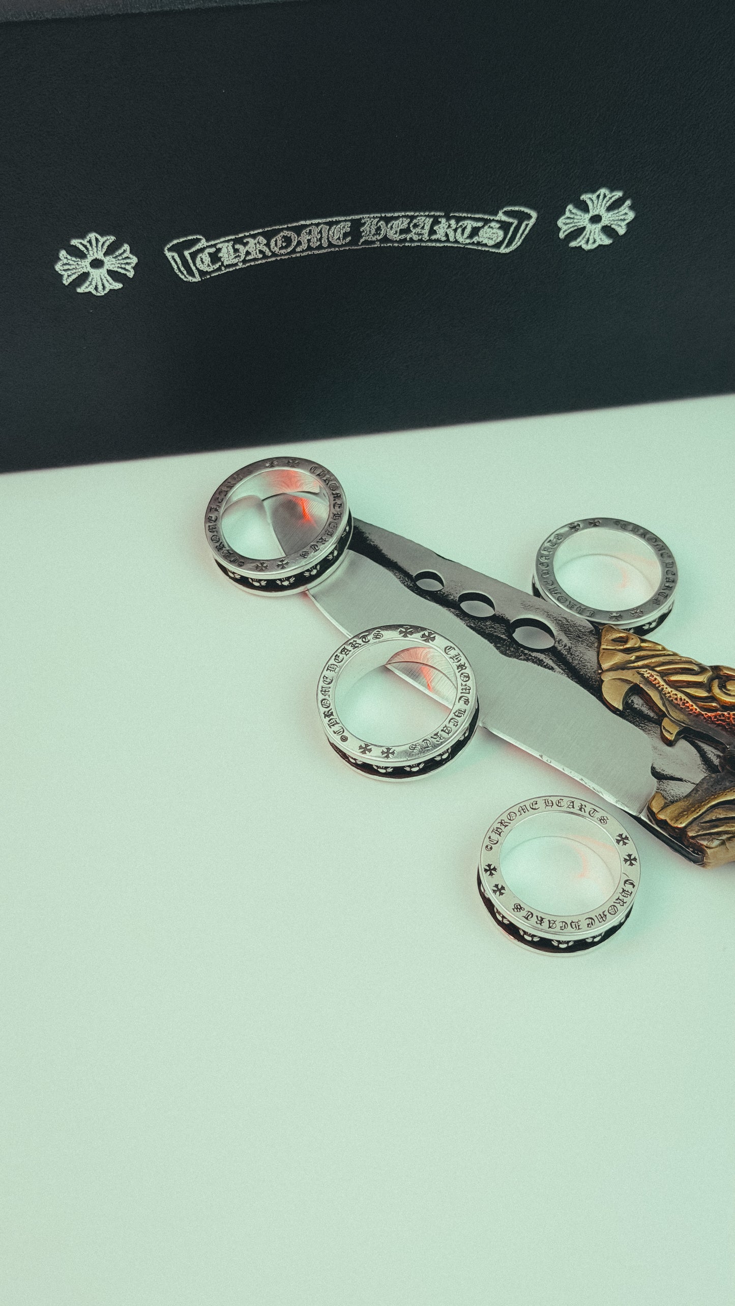 Chrome Hearts Mini Plus Ring