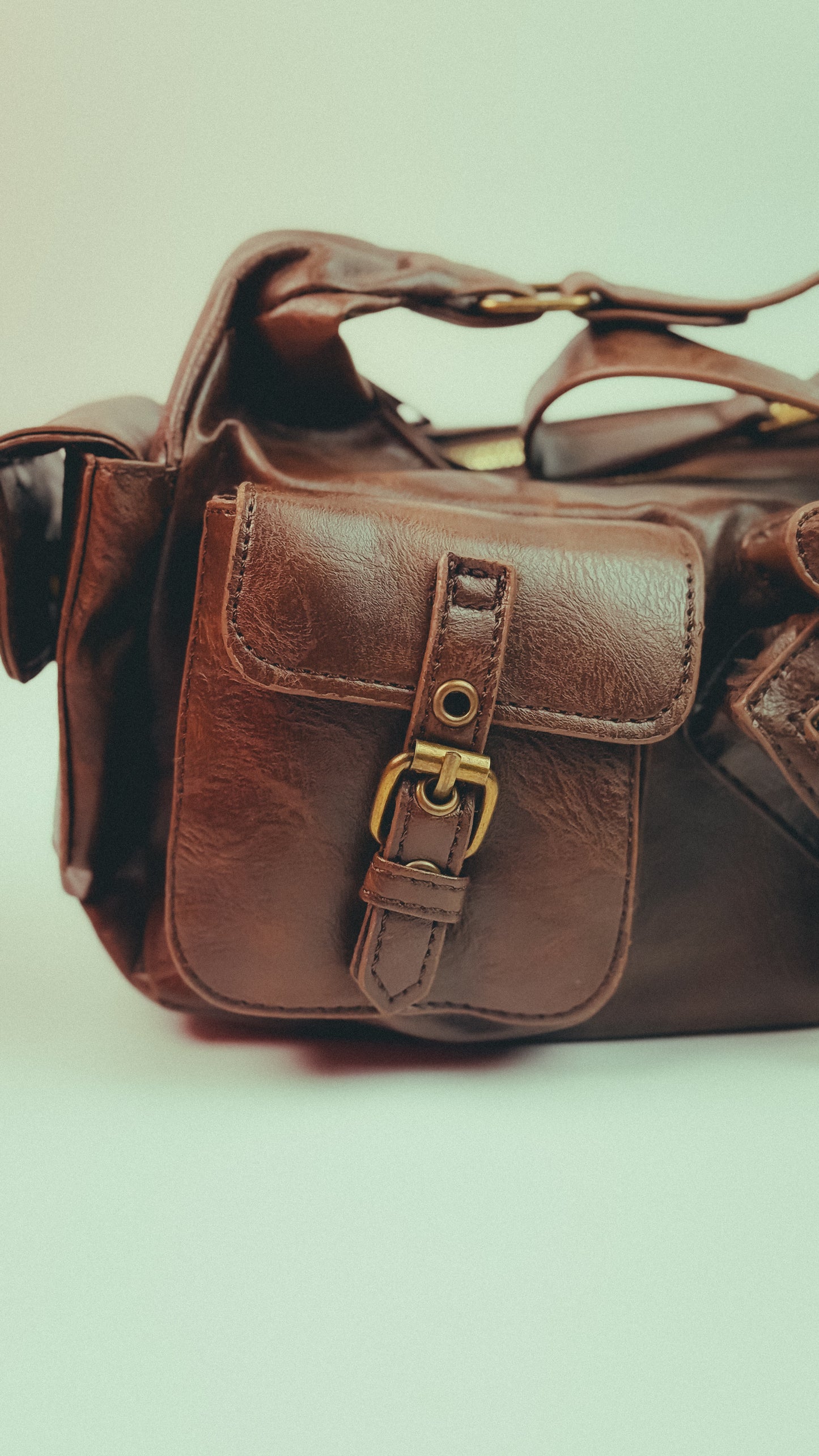 Vintage Shoulder Bag RealLather