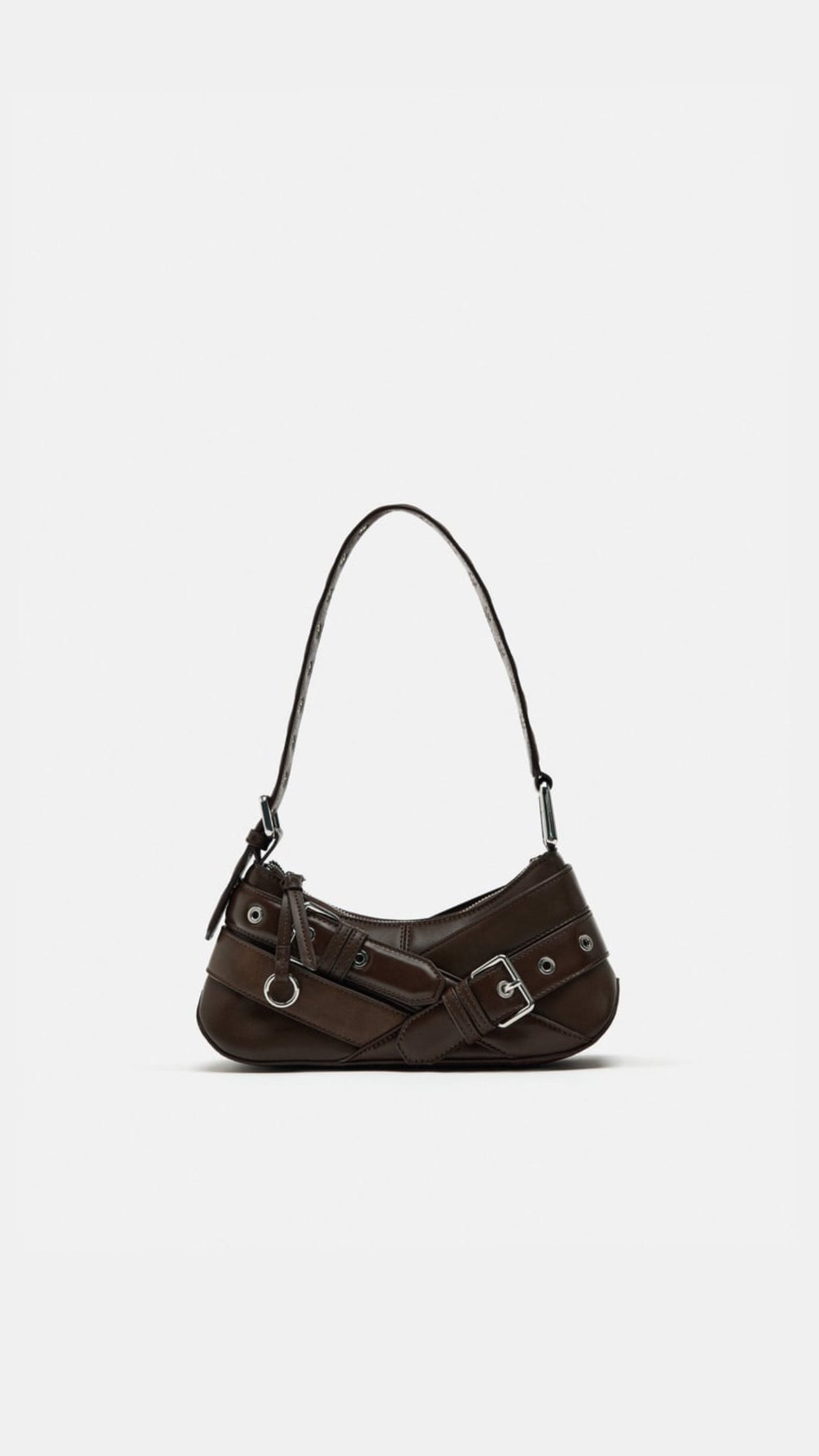 Zara SHOULDER BAG WITH BELT DETAILS